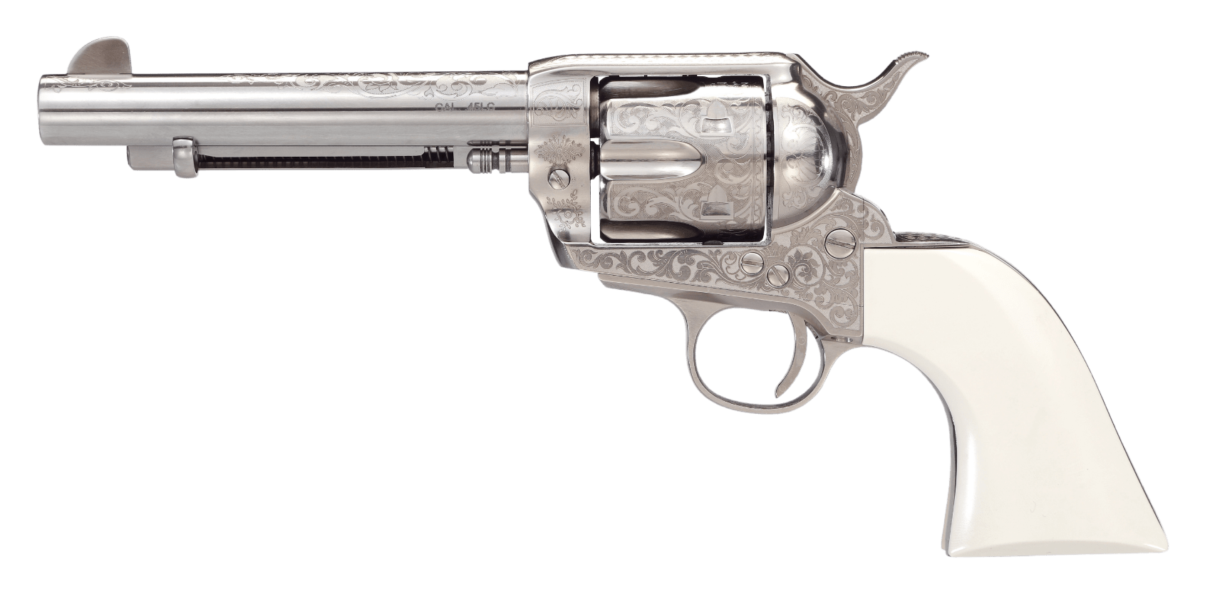Taylors Company 1873 Outlaw Legacy SingleAction Revolver  357 Mag38 Special  55  Nickel