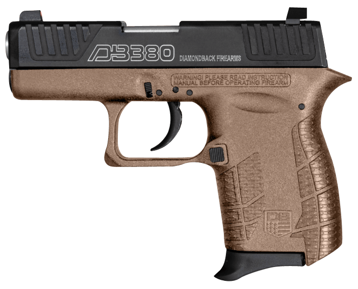 Diamondback DB380 Gen4 SemiAuto Pistol  380 ACP  Black  Flat Dark Earth