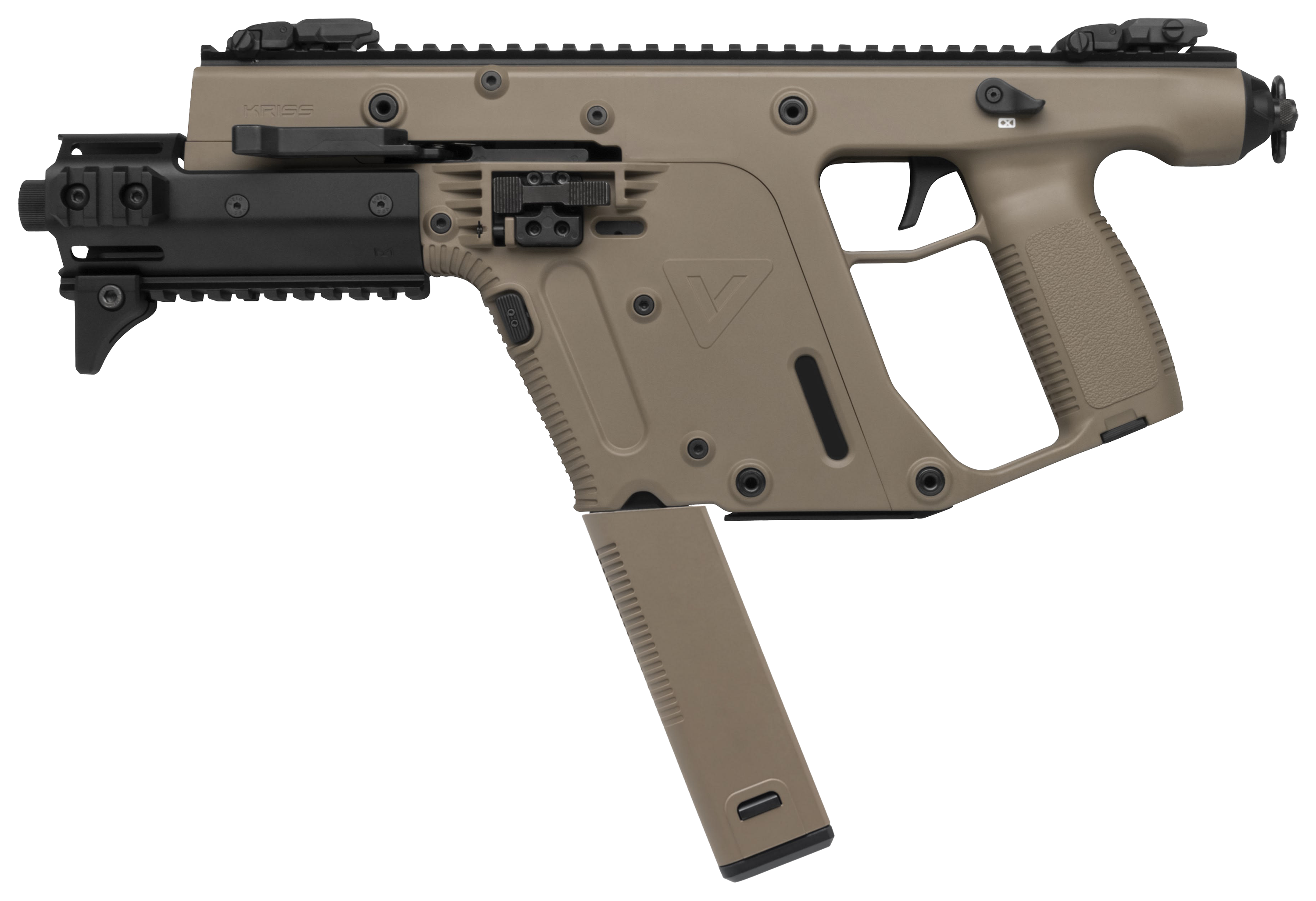 Kriss USA Vector SDP Enhanced Gen2 SemiAuto Pistol  10mm  Flat Dark Earth  Flat Dark Earth Polymer  33  1