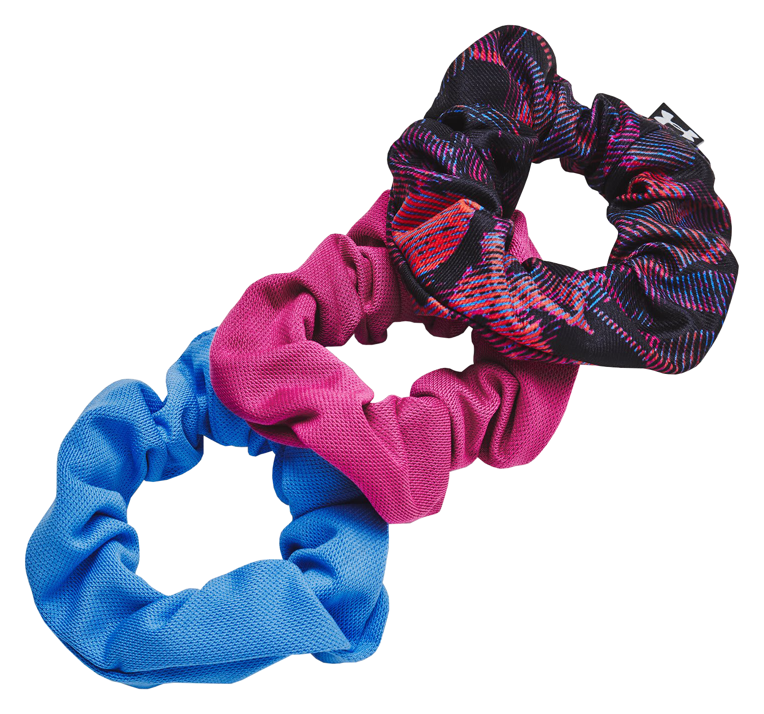 Under Armour Blitzing Scrunchie 3-Pack - Black/Astro Pink/White