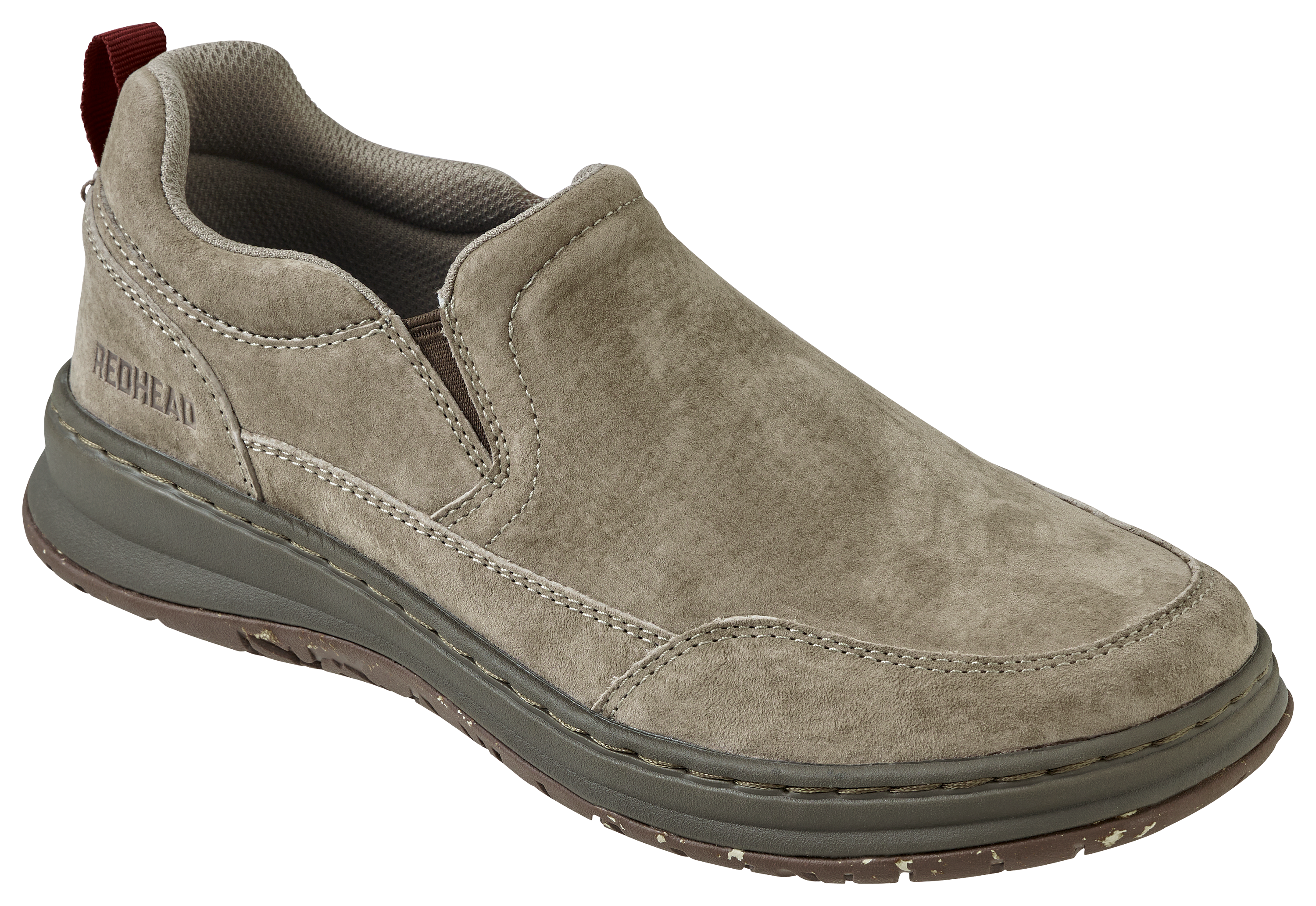 RedHead Suede Moc Casual Shoes for Men - Gunsmoke - 11.5W - RedHead