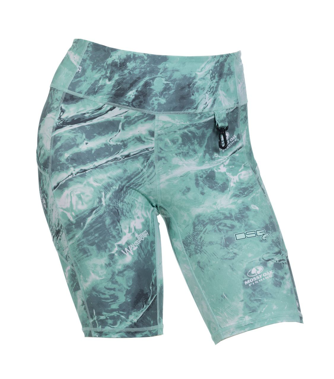 DSG Outerwear High-Waisted Boat Shorts for Ladies - Mossy Oak Wakeform Bowspray - 2XL
