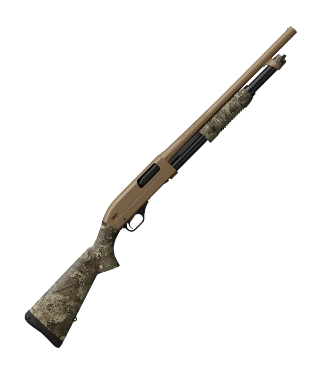 Winchester SXP Defender Pump-Action Shotgun - 20 Gauge - Flat Dark Earth - TrueTimber Strata - Winchester