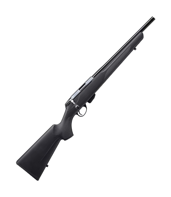 Tikka T1x MTR Rimfire Bolt-Action Rifle - .22LR - Black Steel - 16″ - Tikka