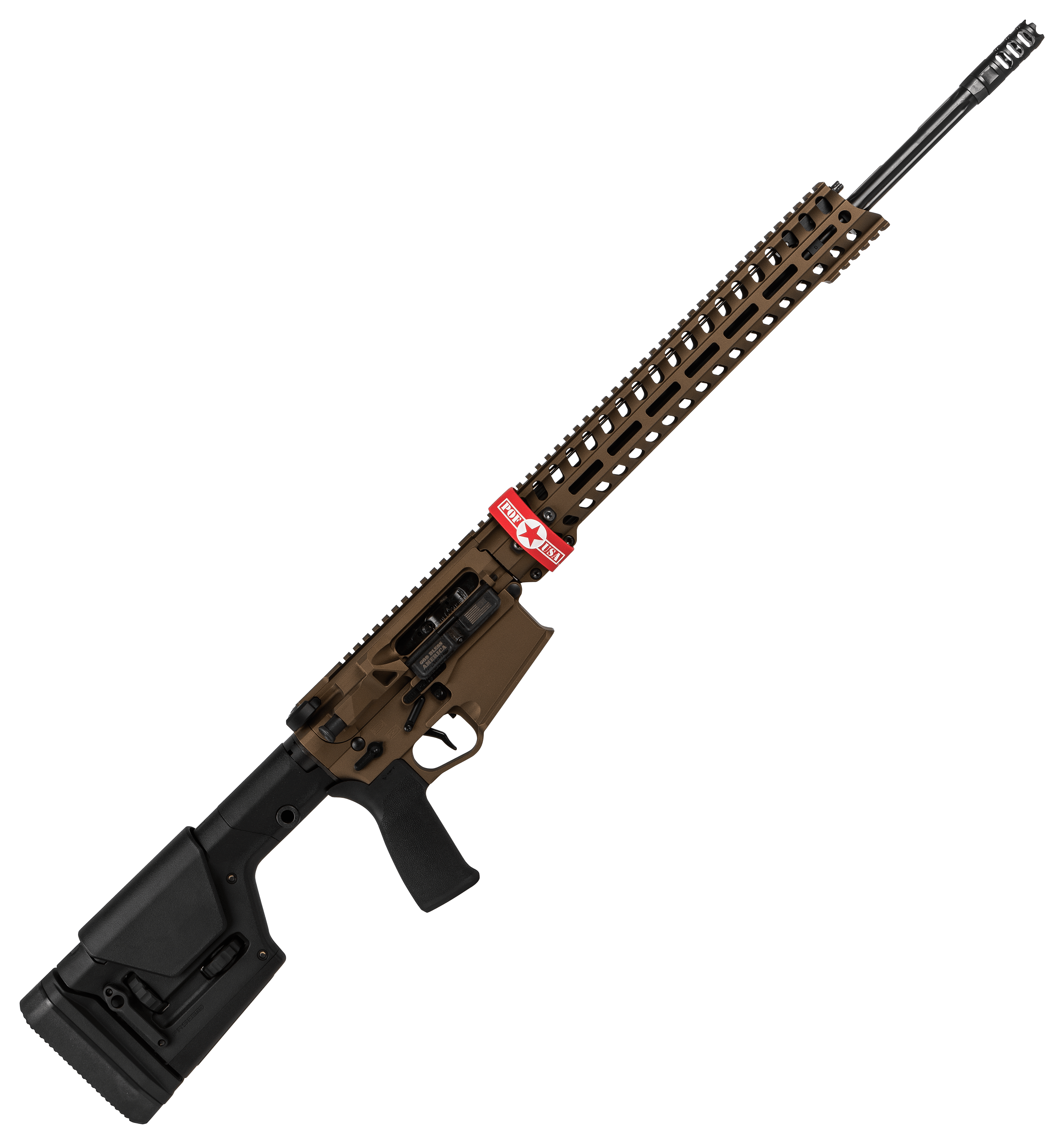 Image of POF USA Revolution DI Semi-Auto Rifle - 6.5 Creedmoor - 20″ - Burnt Bronze Cerakote - 20 + 1