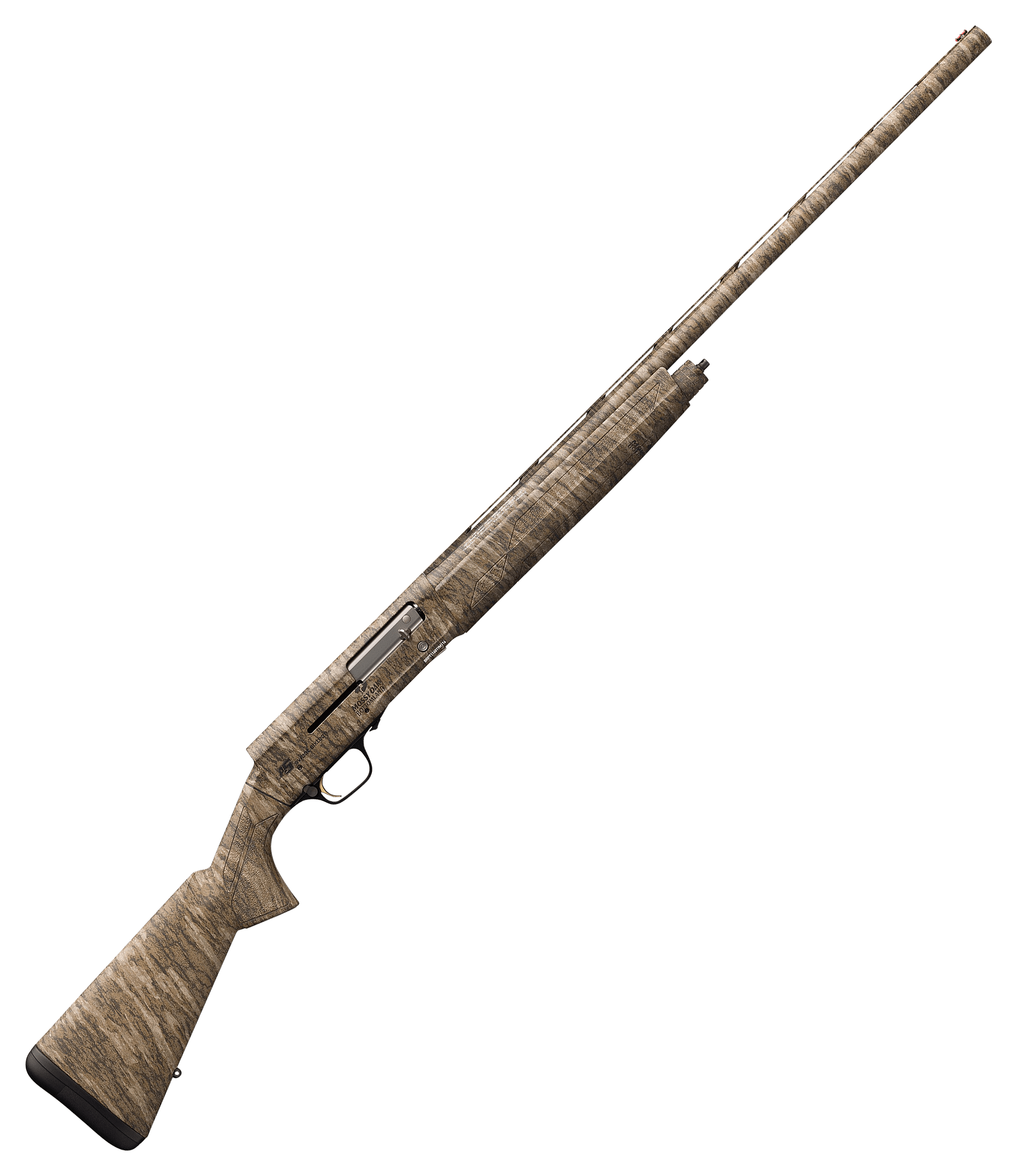 Browning A5 Camo Sweet Sixteen SemiAuto Shotgun  16 Gauge  28  Mossy Oak Bottomland