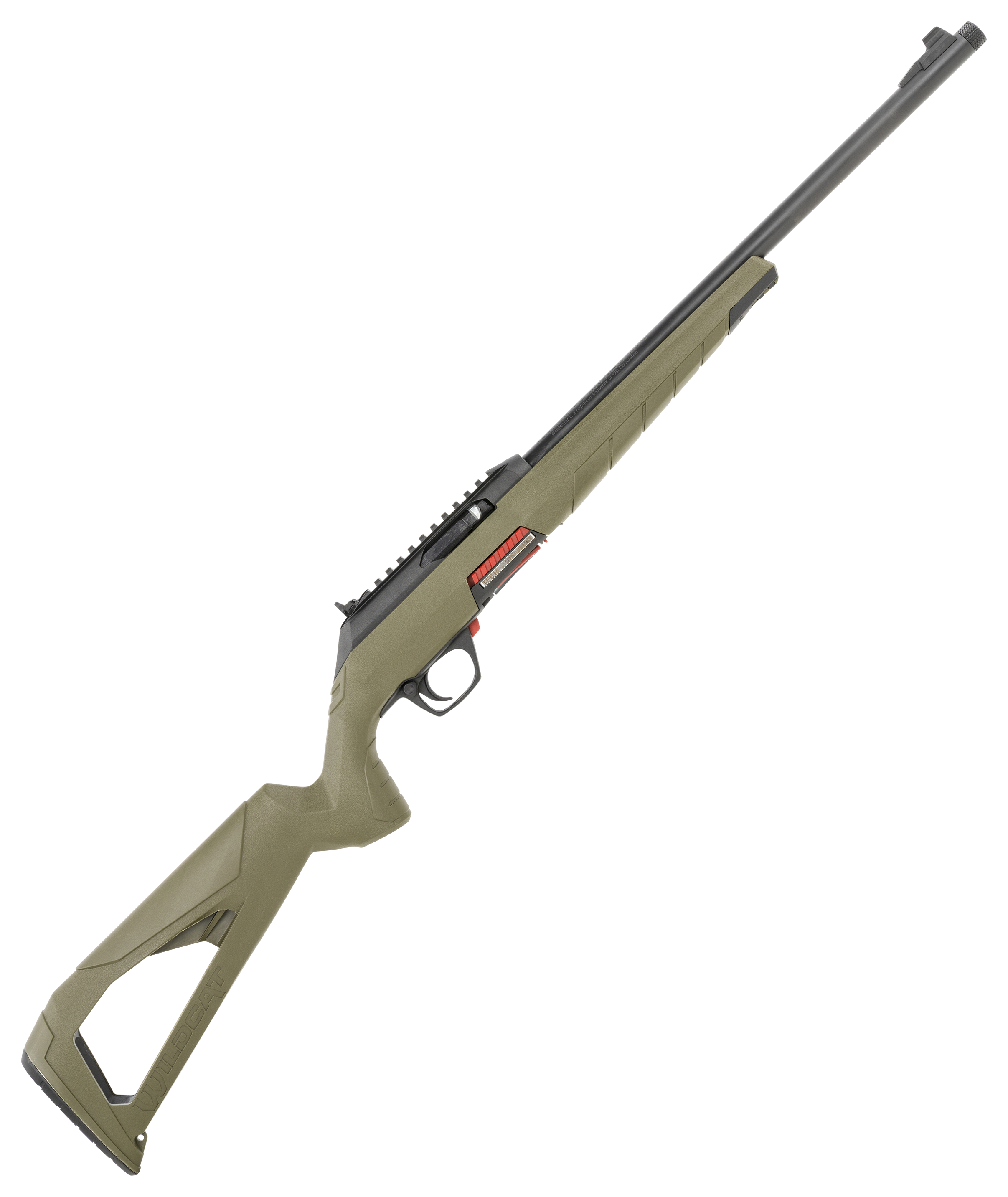 Winchester Wildcat SR Semi-Auto Rimfire Rifle - .22 LR - Matte Blued - OD Green Polymer - Winchester