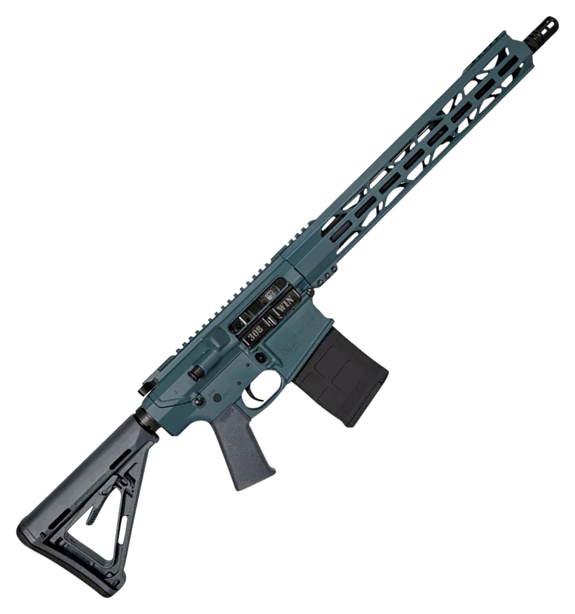 Diamondback Firearms Diamondback DB10 Carbon Series AR-10 Semi-Auto Rifle - Jesse James Civil Defense Blue - $1049.99 at Cabela's Program
