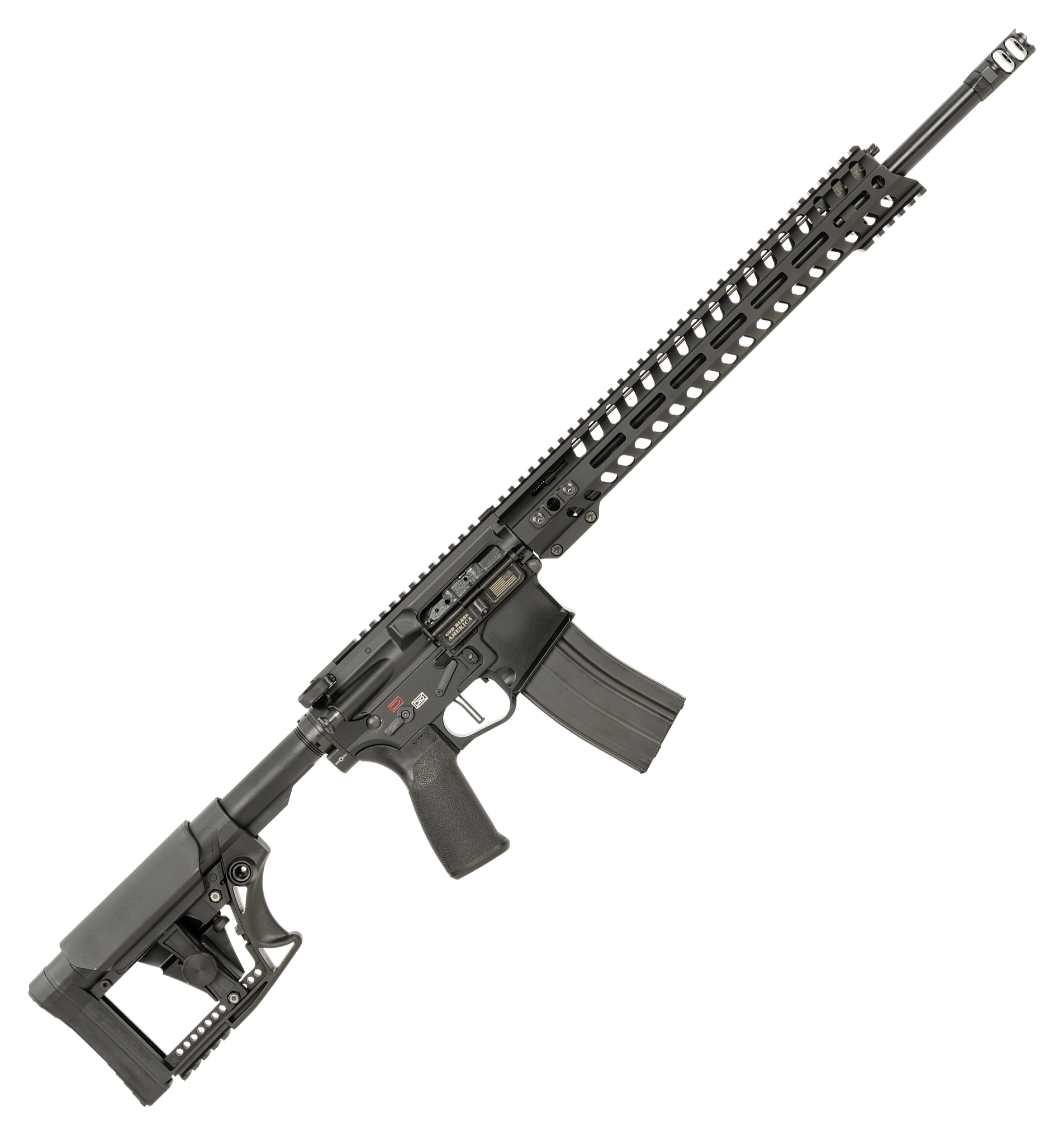 Image of POF USA Renegade+ Semi-Auto Rifle - 6mm ARC - 18.5″ - Ambidextrous - Black Anodized - Gray - 20 + 1