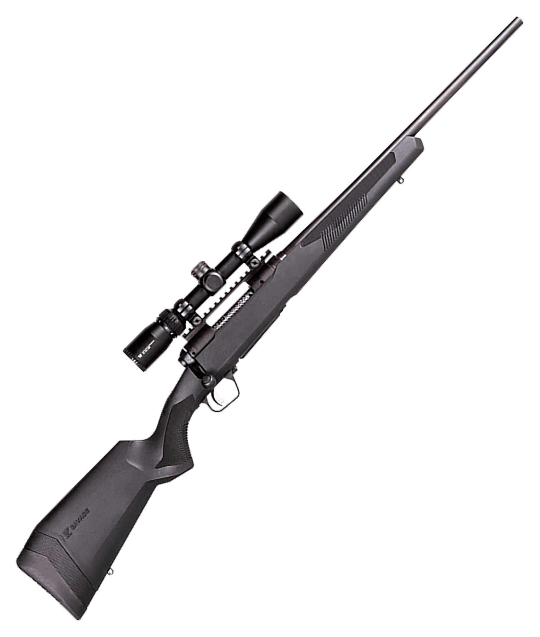 Image of Savage Arms 110 Apex Hunter XP Bolt-Action Rifle - 7mm PRC - 22″ - Right - Matte Black - Black Synthetic - 2 + 1