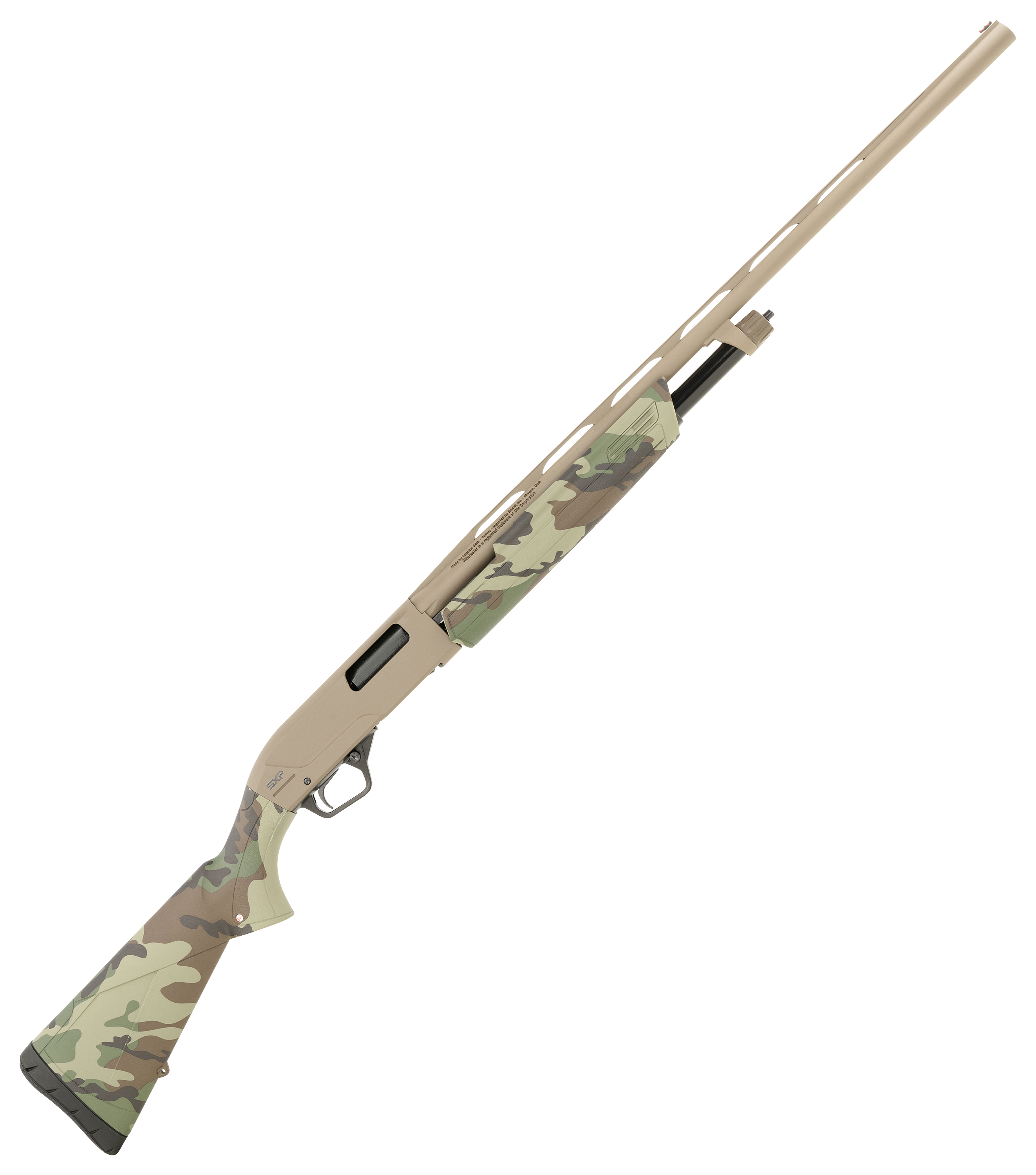 Winchester SXP Hybrid Hunter PumpAction Shotgun  20 Gauge  28  Flat Dark Earth PermaCote  Woodland Camo   5  1