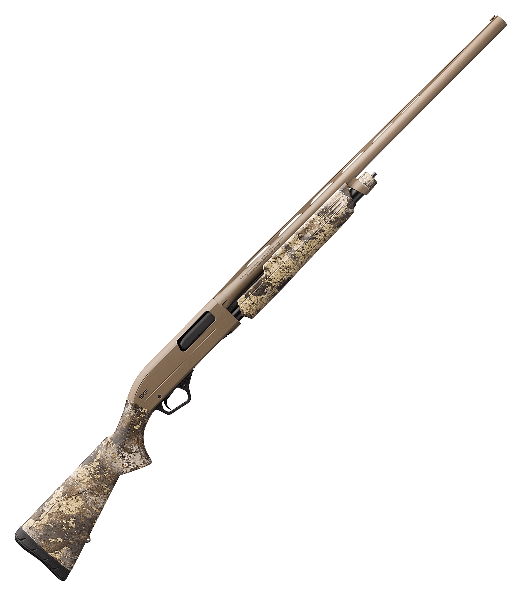 Image of Winchester SXP Hybrid Hunter Pump-Action Shotgun - 20 Gauge - 26″ - Flat Dark Earth Perma-Cote - TrueTimber Prairie - 4 + 1