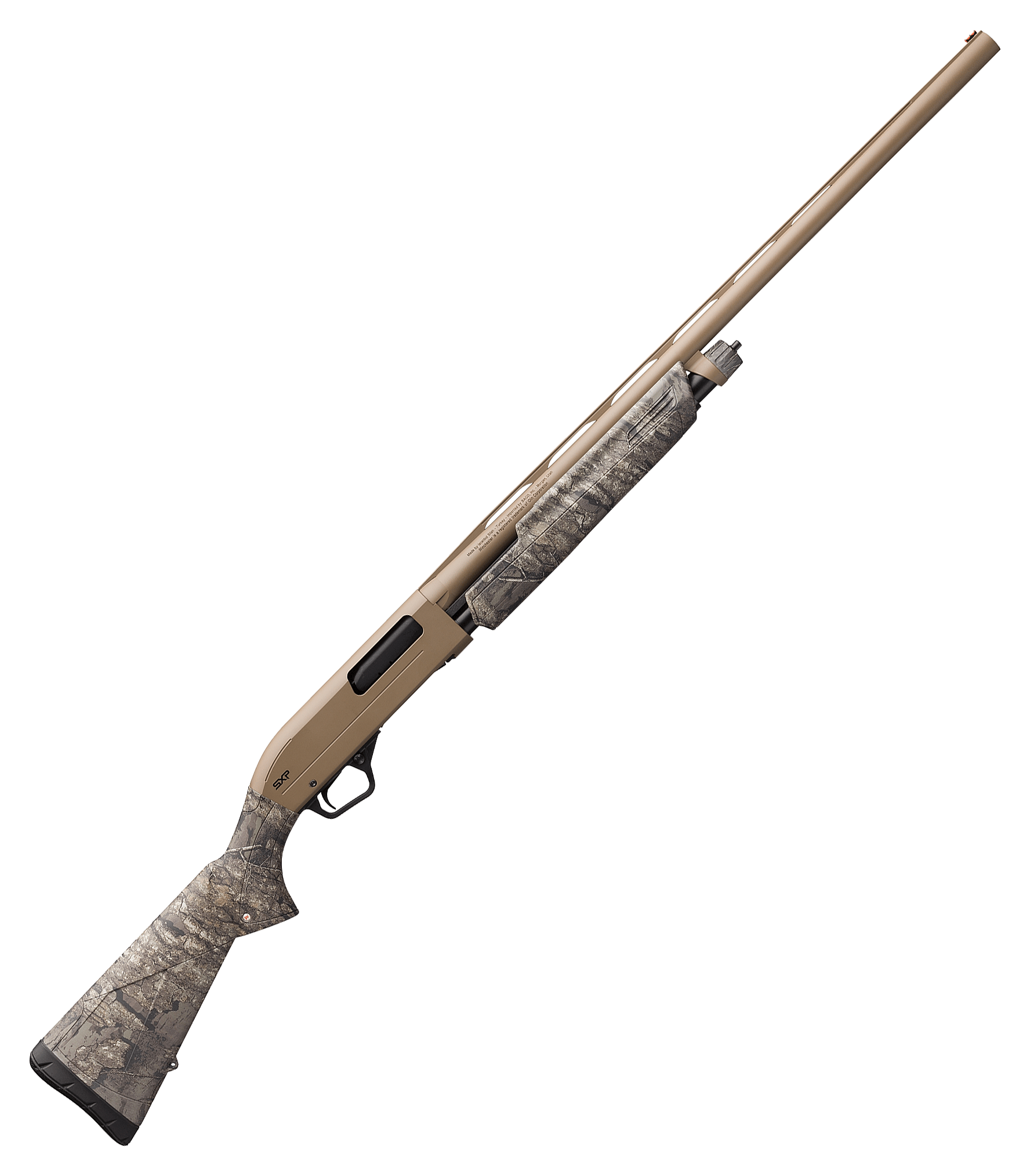 Winchester SXP Hybrid Hunter PumpAction Shotgun  20 Gauge  26  Flat Dark Earth PermaCote  Realtree Timber   4  1