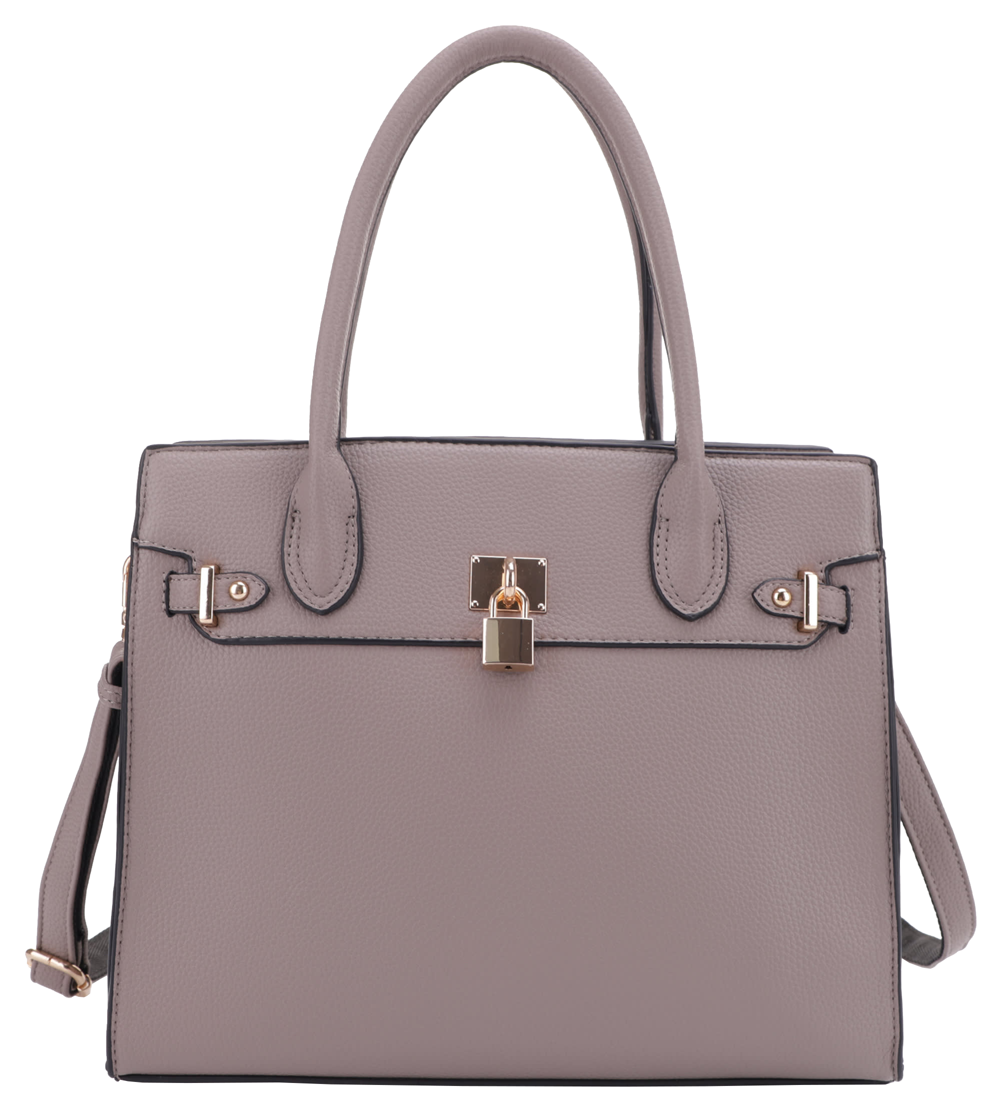 Jessie &James Handbags Evelyn Concealed-Carry Lock and Key Satchel - Taupe - Jessie & James Handbags