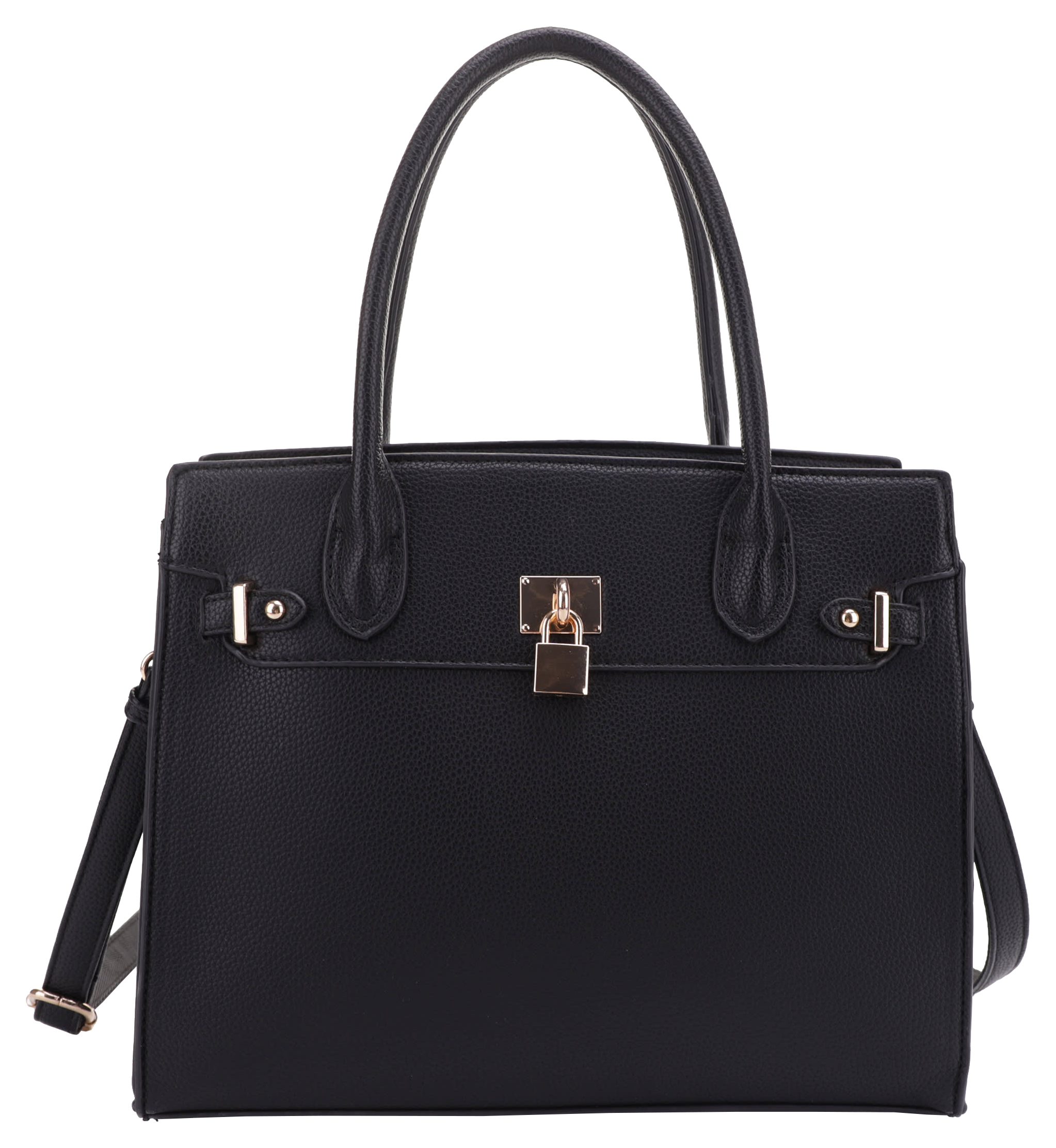 Jessie &James Handbags Evelyn Concealed-Carry Lock and Key Satchel - Black - Jessie & James Handbags