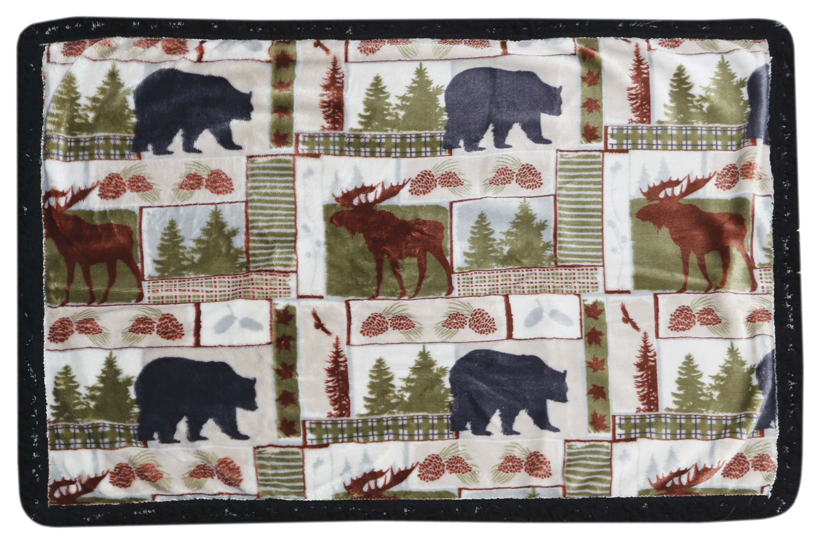 Image of Carstens, Inc. Vintage Lodge Dog Blanket - 20″ x 30″