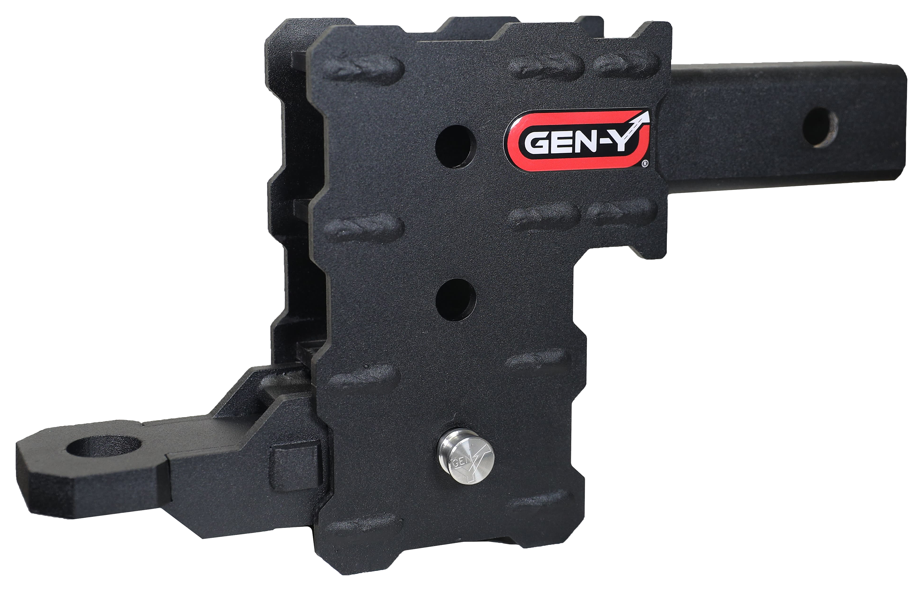 Image of GEN-Y HITCH Phantom Series 2″ Shank 5K Drop Hitch with Ball Mount, Pin, and Clip