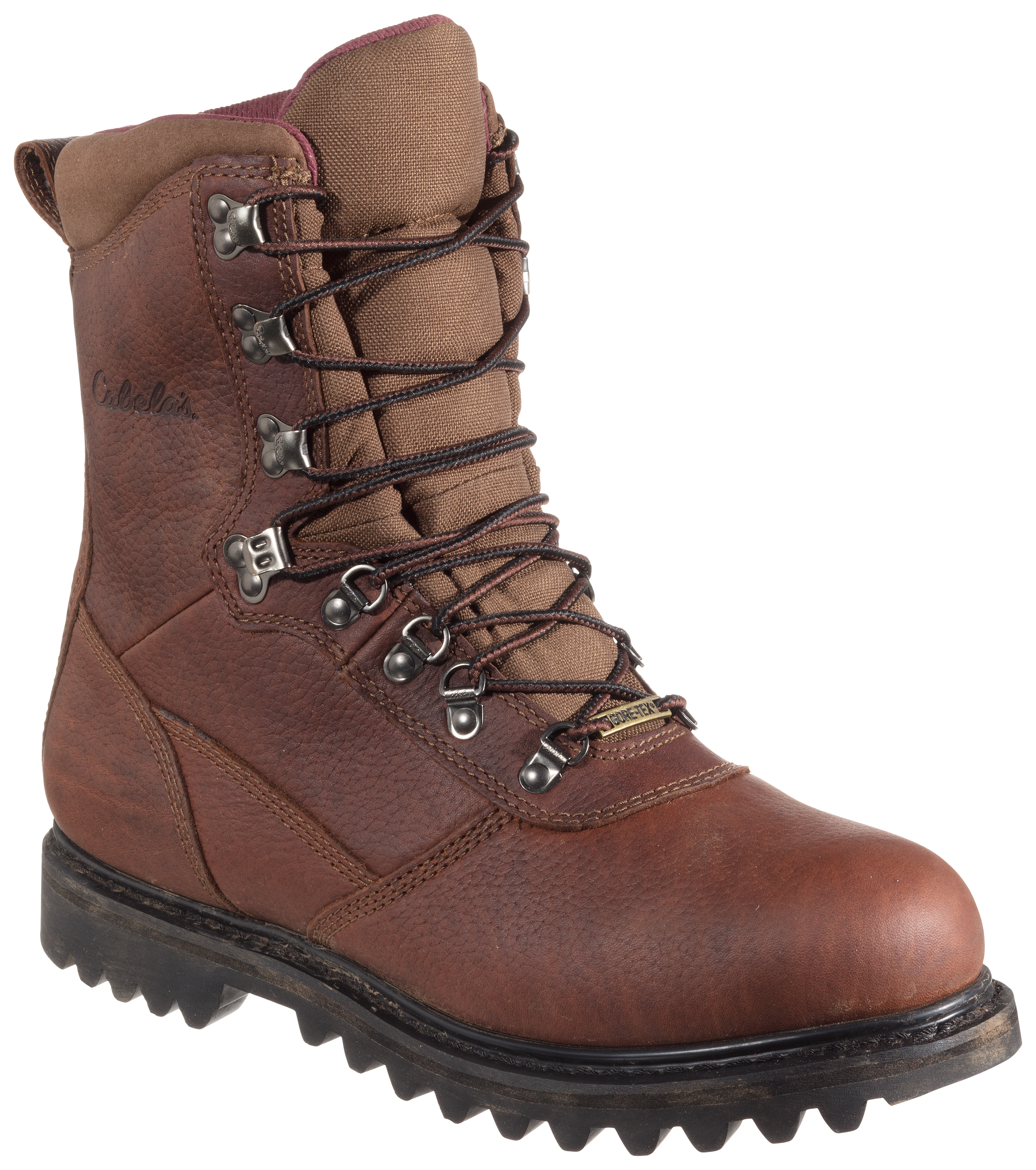 Image of Cabela's Iron Ridge 800 GORE-TEX Waterproof Insulated Hunting Boots for Men - Brown - 12M