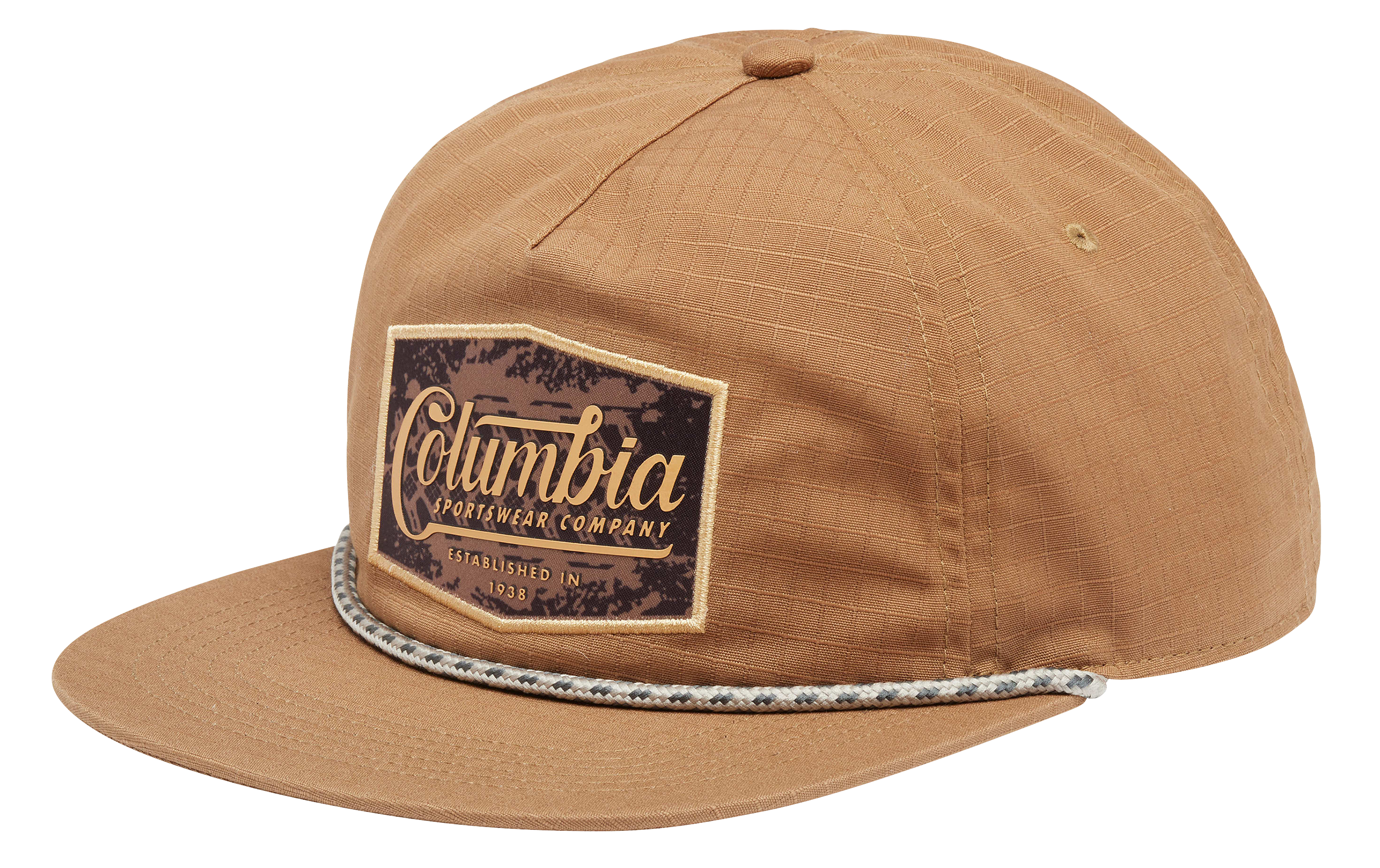 Columbia Ratchet Strap Hexagon Patch Snapback Cap