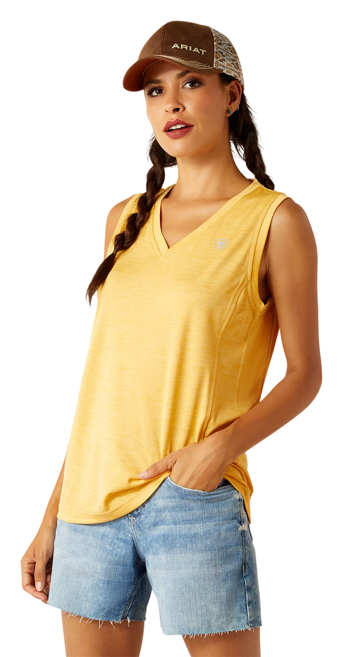 Ariat Laguna Tank Top for Ladies - Ochre - L - Ariat