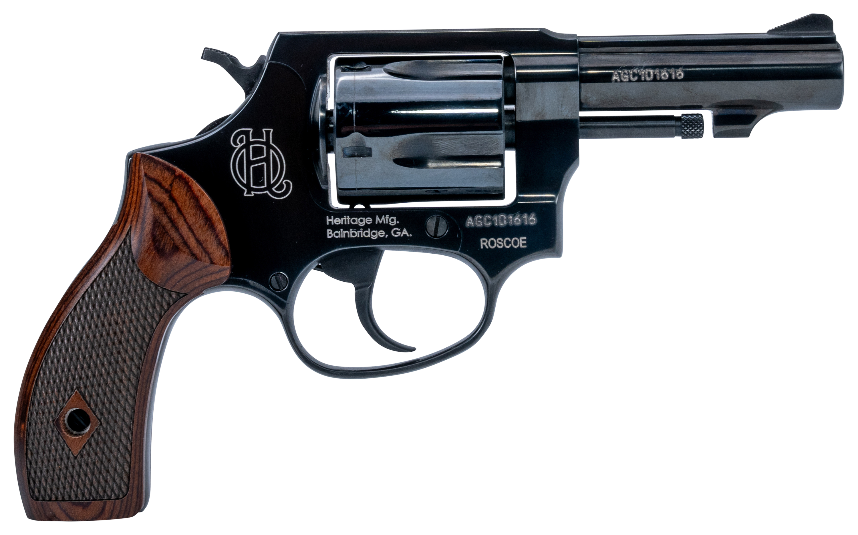 Heritage Roscoe SingleDouble Action Revolver  38 Spl  3 Barrel Length
