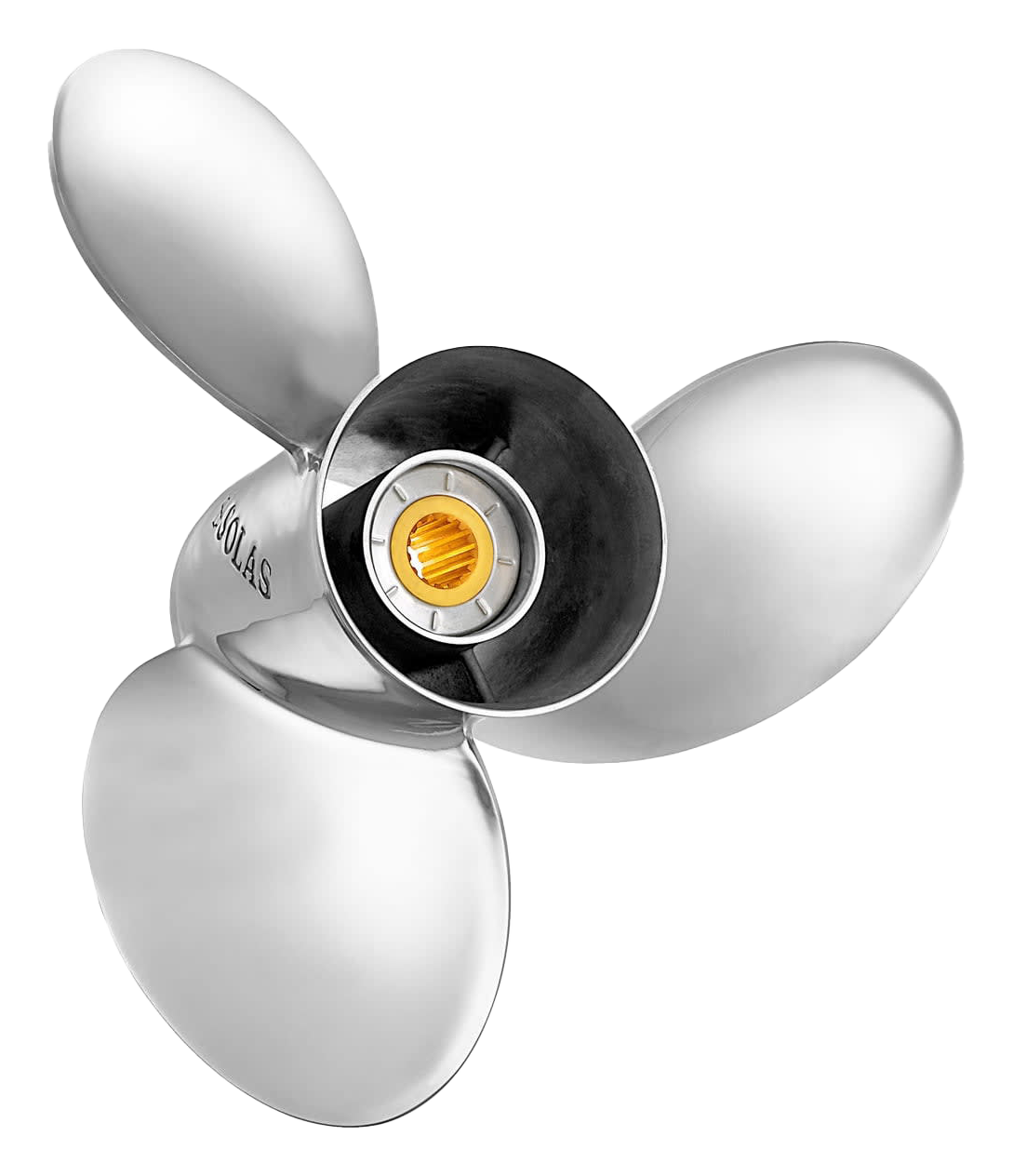 SOLAS Pro L3 Stainless Steel Interchangeable Hub Propeller - 15.25" dia./19 Pitch - LH Propeller