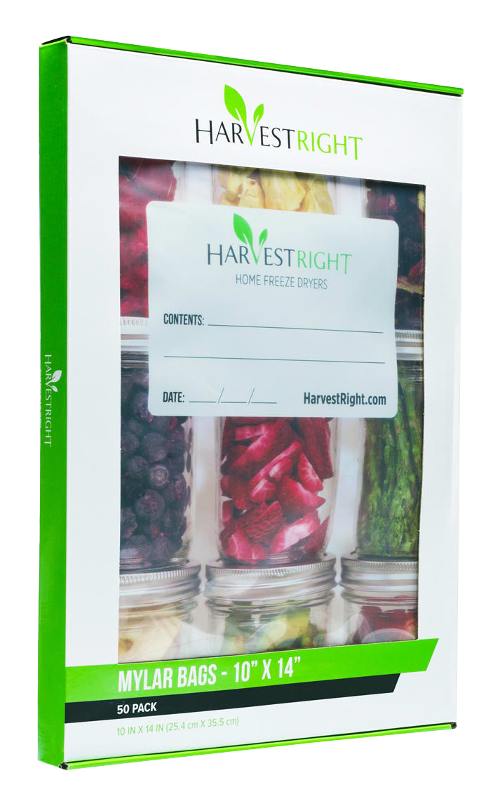Harvest Right Mylar Storage Bags 50-Pack - 10″ x 14″