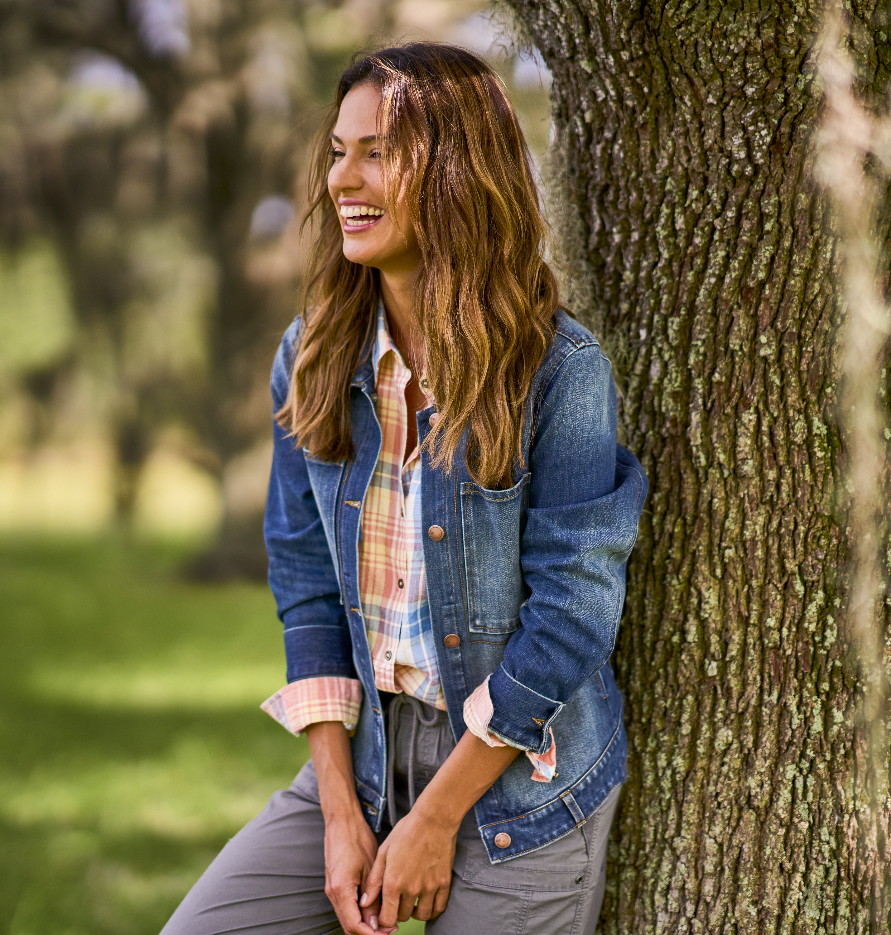 Image of Natural Reflections Denim Jacket for Ladies - Indigo - XL