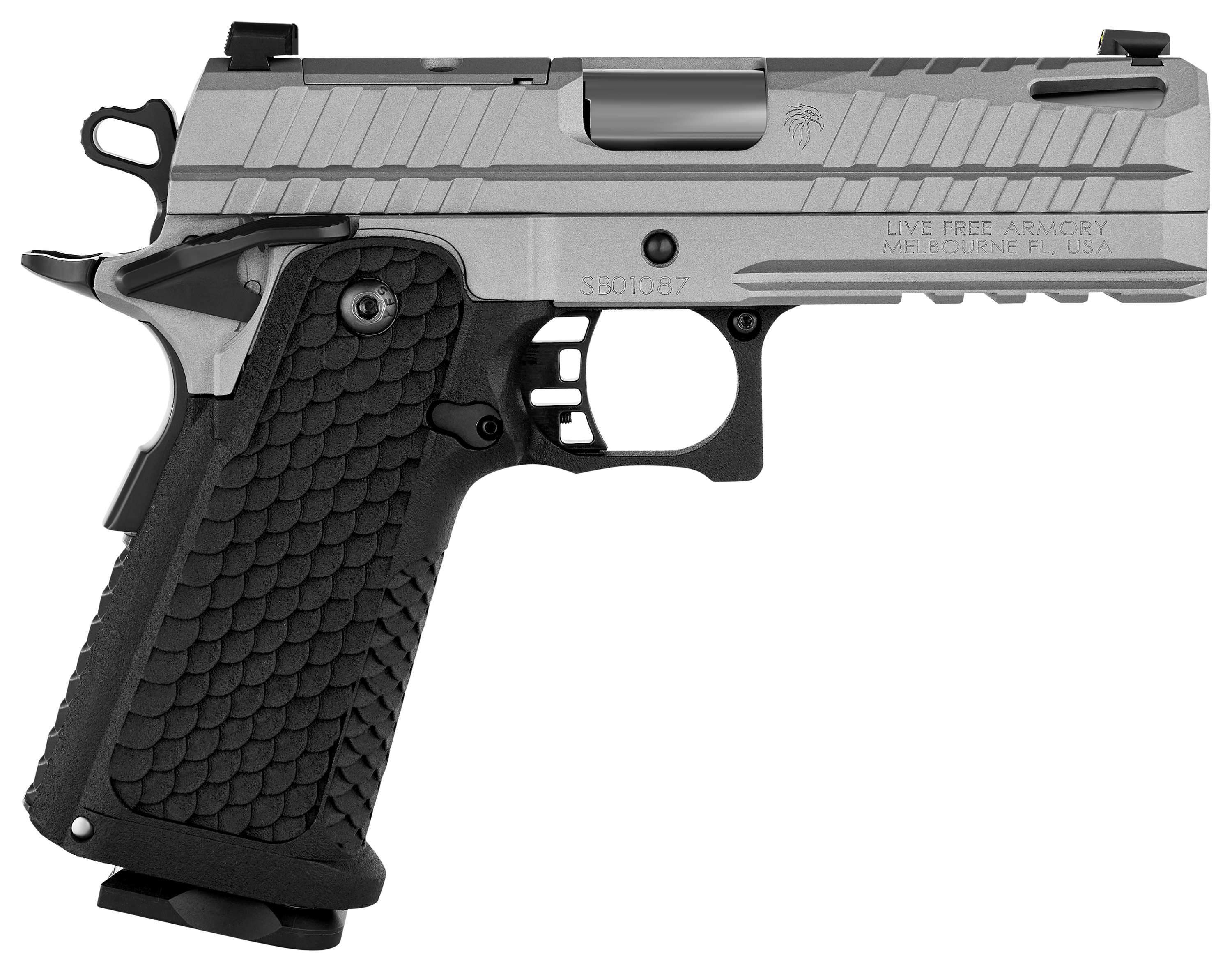 Live Free Armory Apollo 11 Compact SemiAuto Pistol  Grey