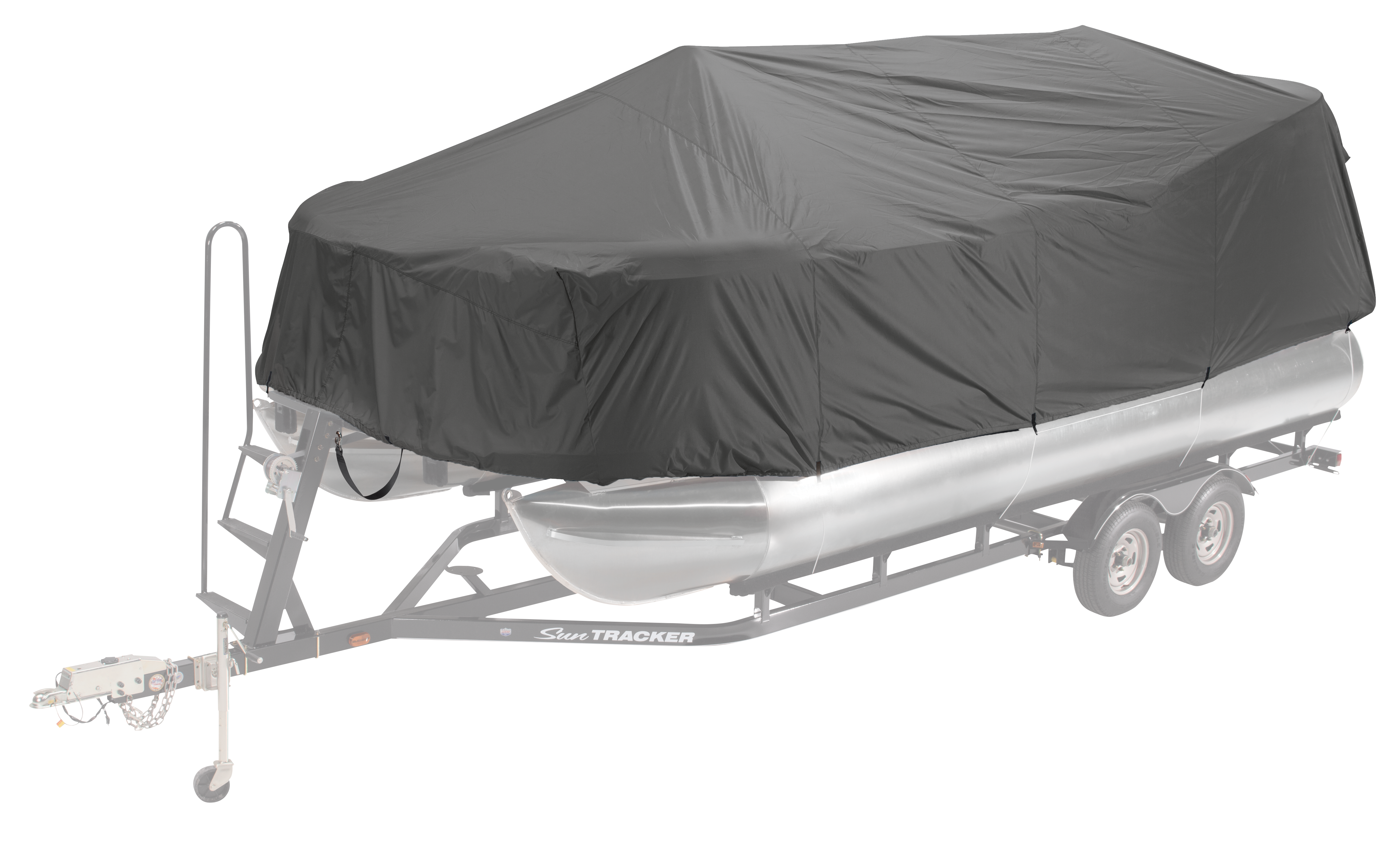 Image of Bass Pro Shops Pontoon Boat Cover - Gray - 18' - 100″