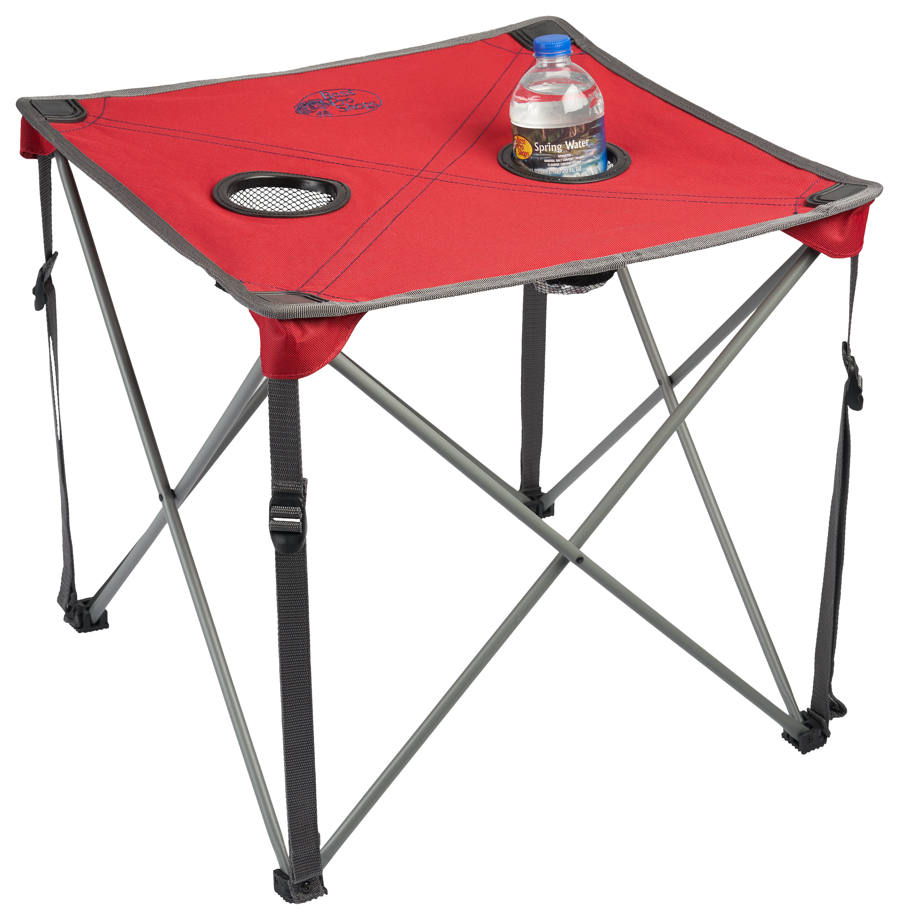 Bass Pro Shops Camp Chair End Table - Deep Red