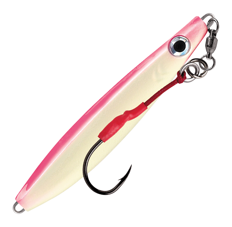 Williamson Vortex Speed Jig - Hot Pink Glow - 6-1/4? - 7 oz.