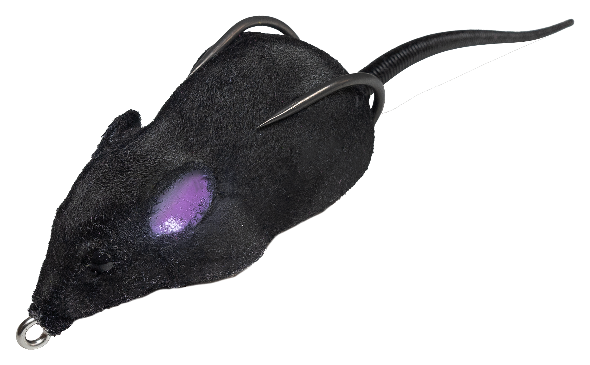 Image of Lunkerhunt Furenzy Mouse - Black - 2-1/2″