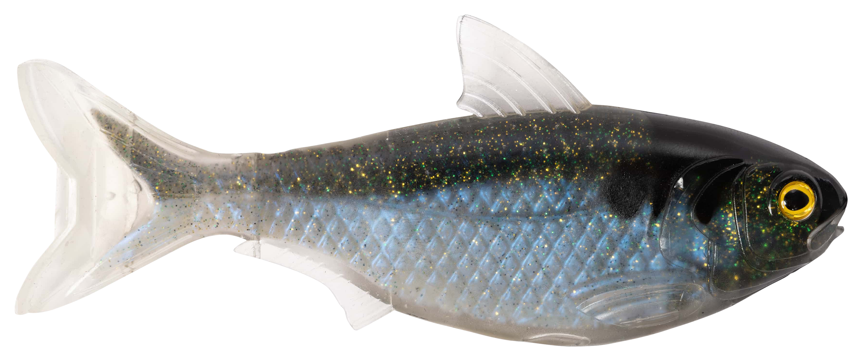 Image of LIVETARGET Shad - Green/Pearl - 6-1/2″