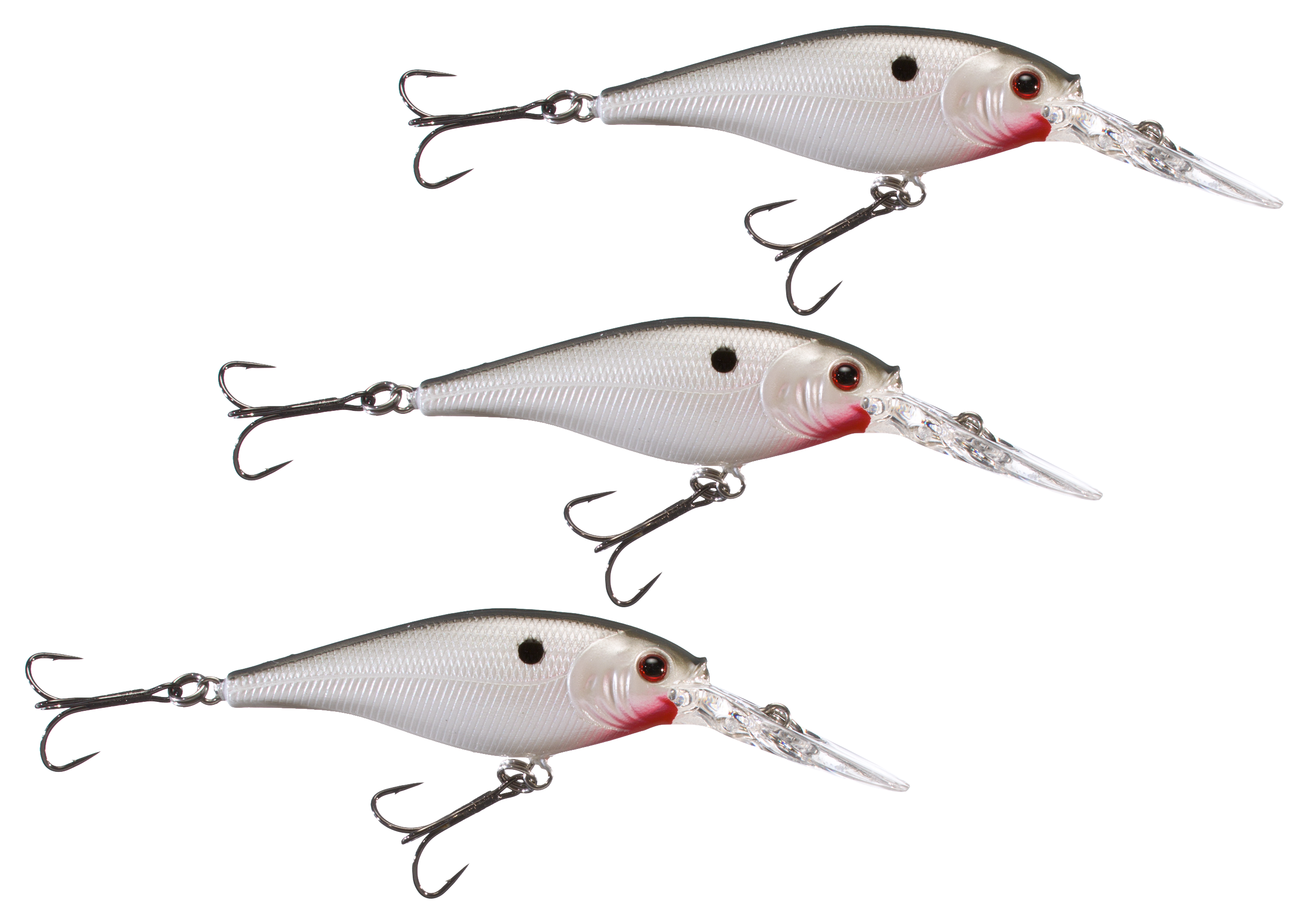 Image of Berkley Flicker Shad Pearl White Pro Pack - 2″ - 3/16 oz.