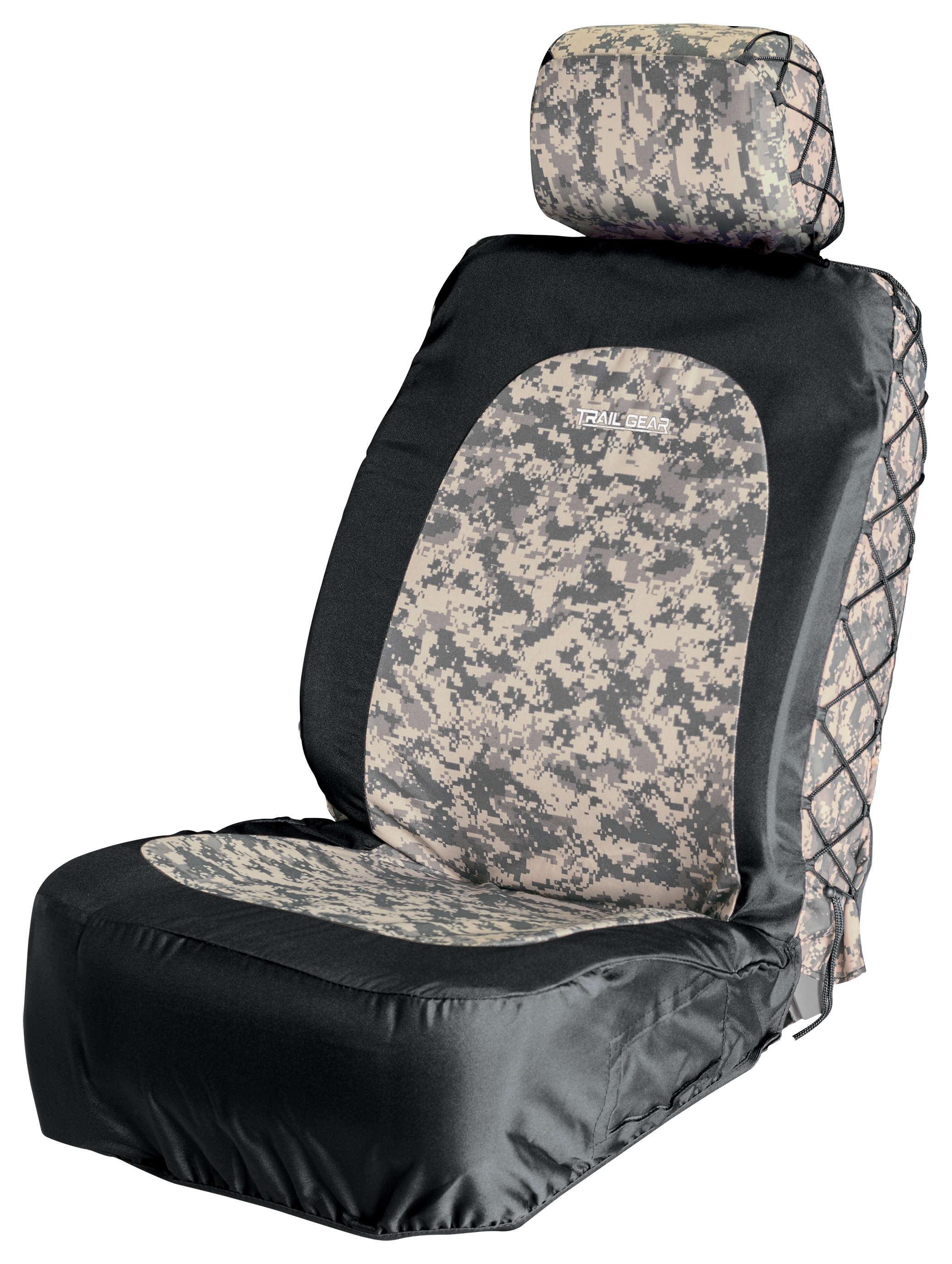 Cabelas TrailGear Low-Back Bucket Seat Cover - Digital Camo