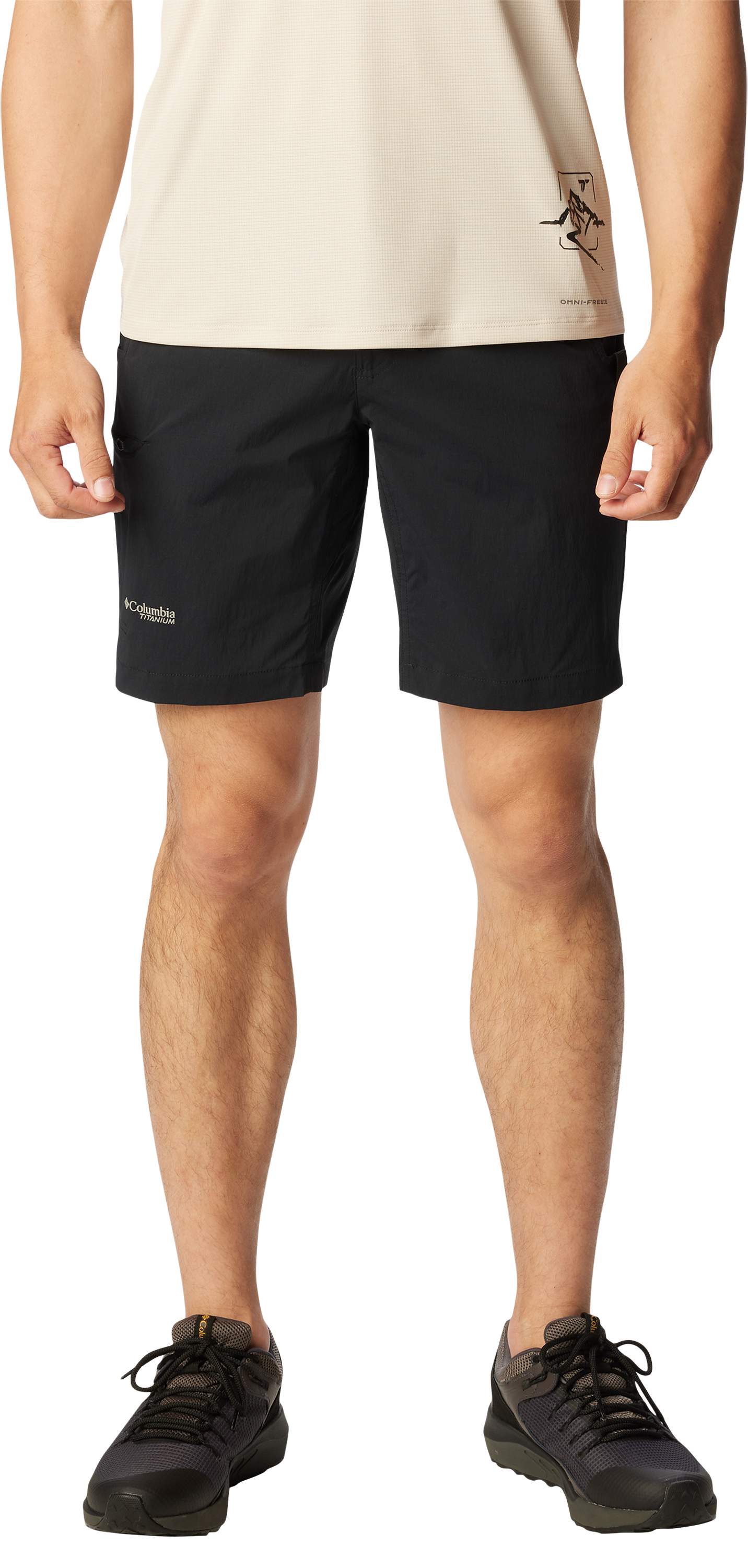 Columbia Wanoga Lightweight Shorts for Men - Black - 34 - Columbia