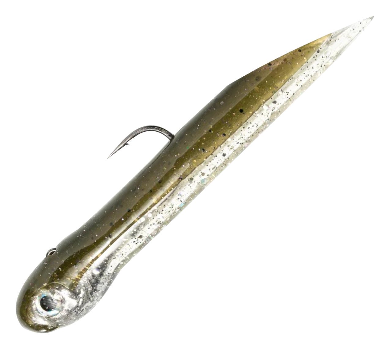 Image of The Original Hookup Baits - Green Pumpkin - 5″ - 1 oz.