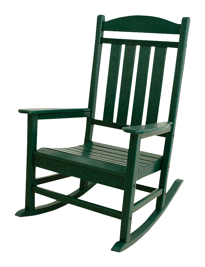 Image of POLYWOOD Presidential Rocker Chair - Green