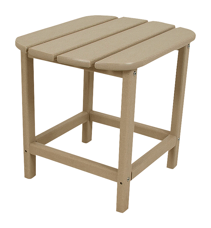 Image of POLYWOOD South Beach 18″ Side Table - Sand