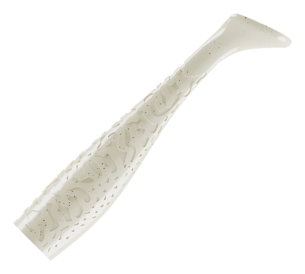 Image of WolfPack Tackle Jig Tail - Pearl White - 5″