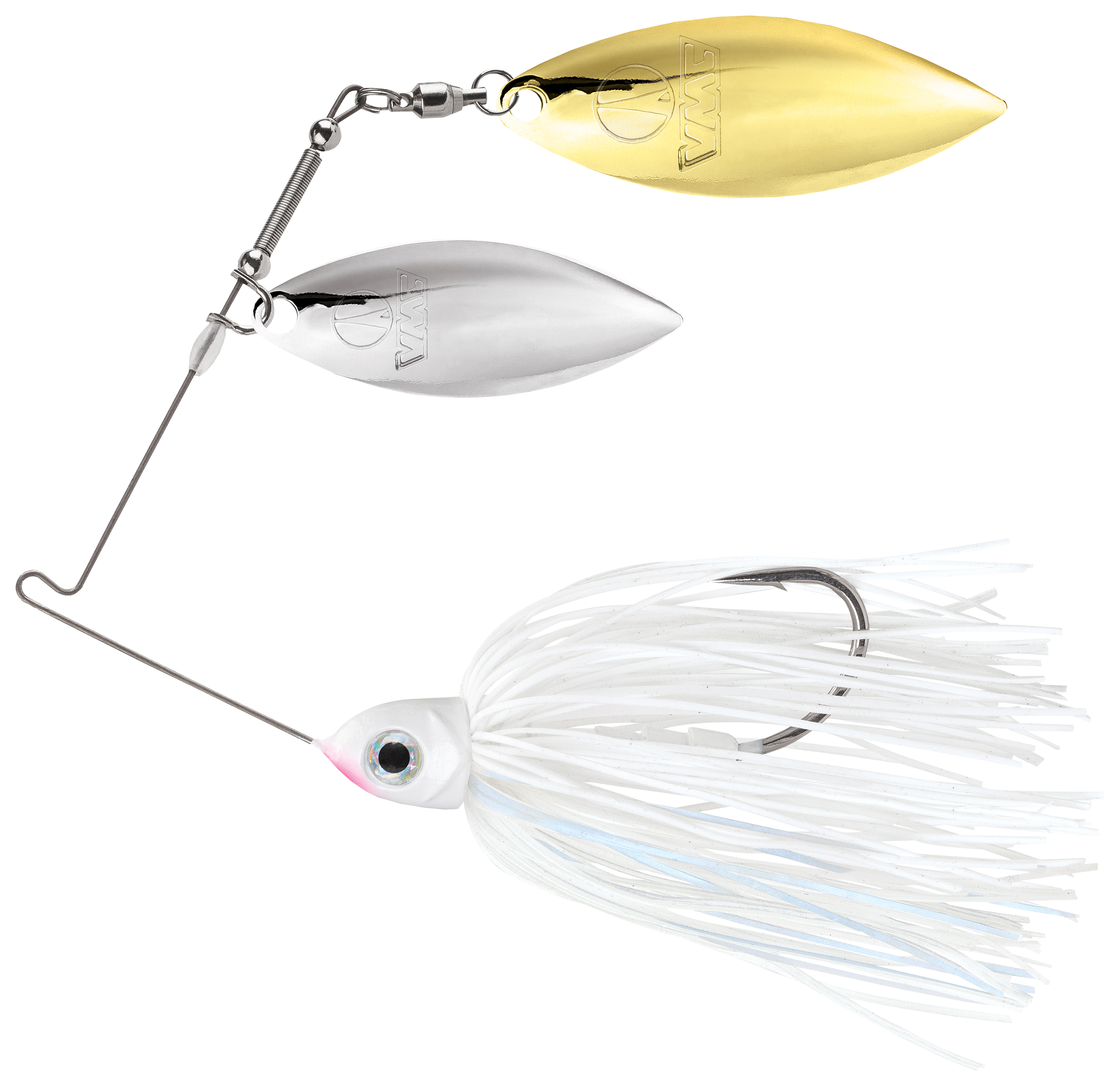 Image of VMC Redline Series Double-Willow Spinnerbait - White - 1/2 oz.