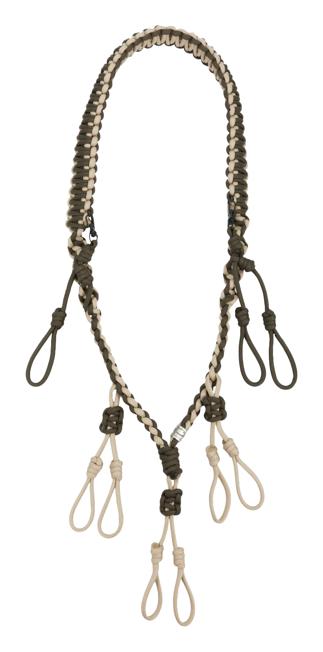 Drake Caller's Lanyard - Tan/Green - Drake Waterfowl