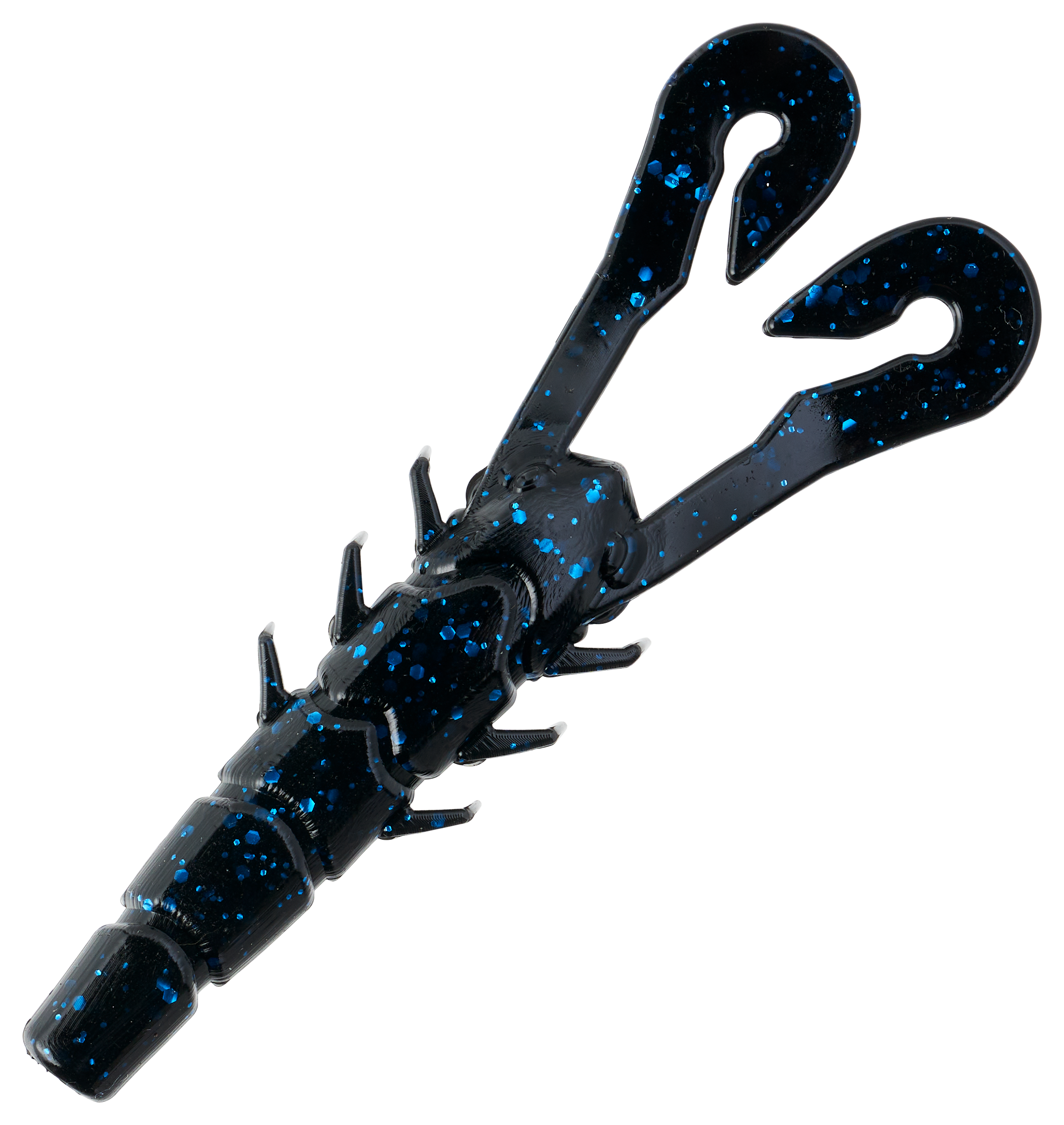 Bio Bait Brawny Craw - Black/Blue Flake