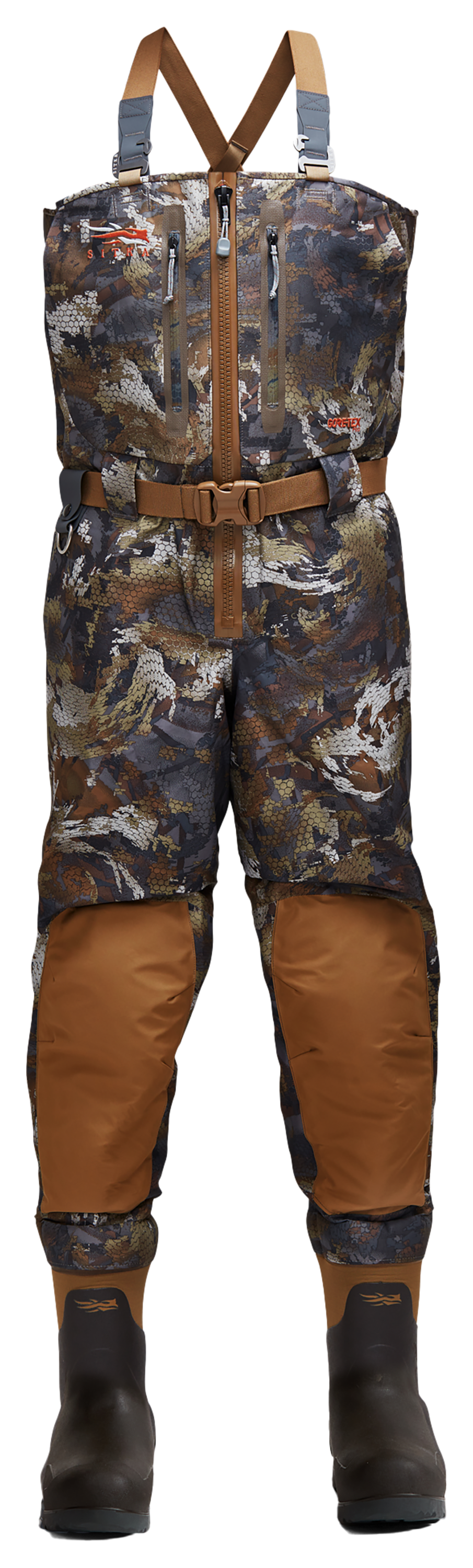 Sitka Delta Zip GORE-TEX Hunting Waders with Lacrosse Aeroform Boots - GORE OPTIFADE Waterfowl Timber - XL - 10 - Tall - SITKA
