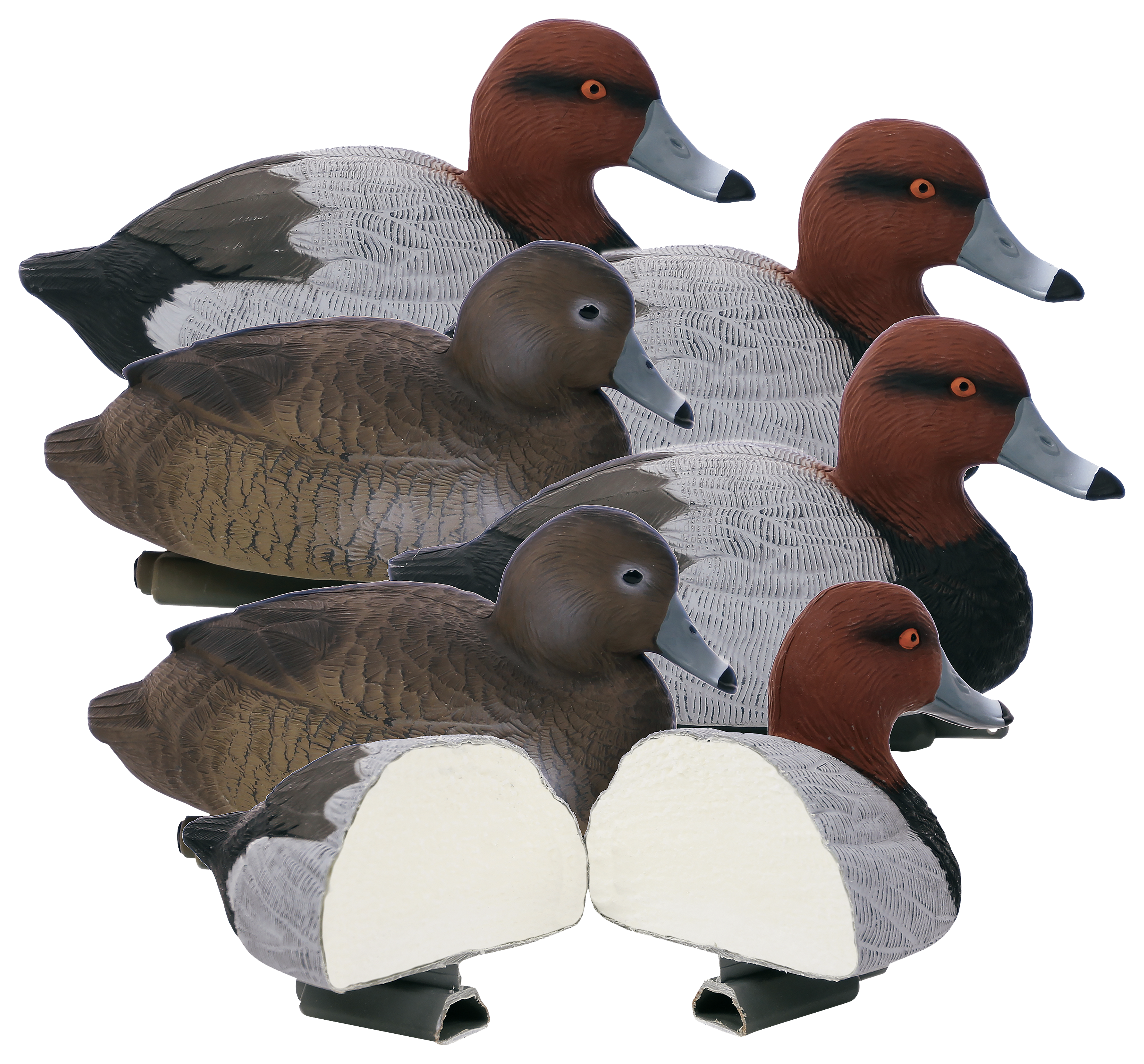 Higdon Outdoors Standard Foam-Filled Redhead Duck Decoys