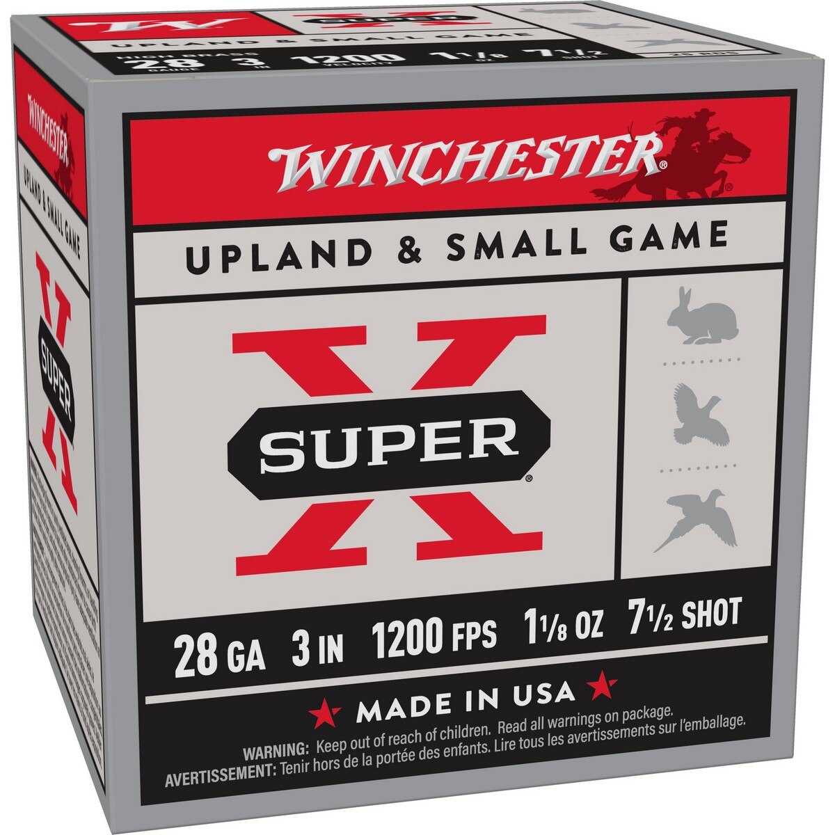 Winchester Winchester Super-X 28 Ga 3? Lead 1 1/8 Oz 7.5 250 Rd Case - $239.99 at Cabela's Program