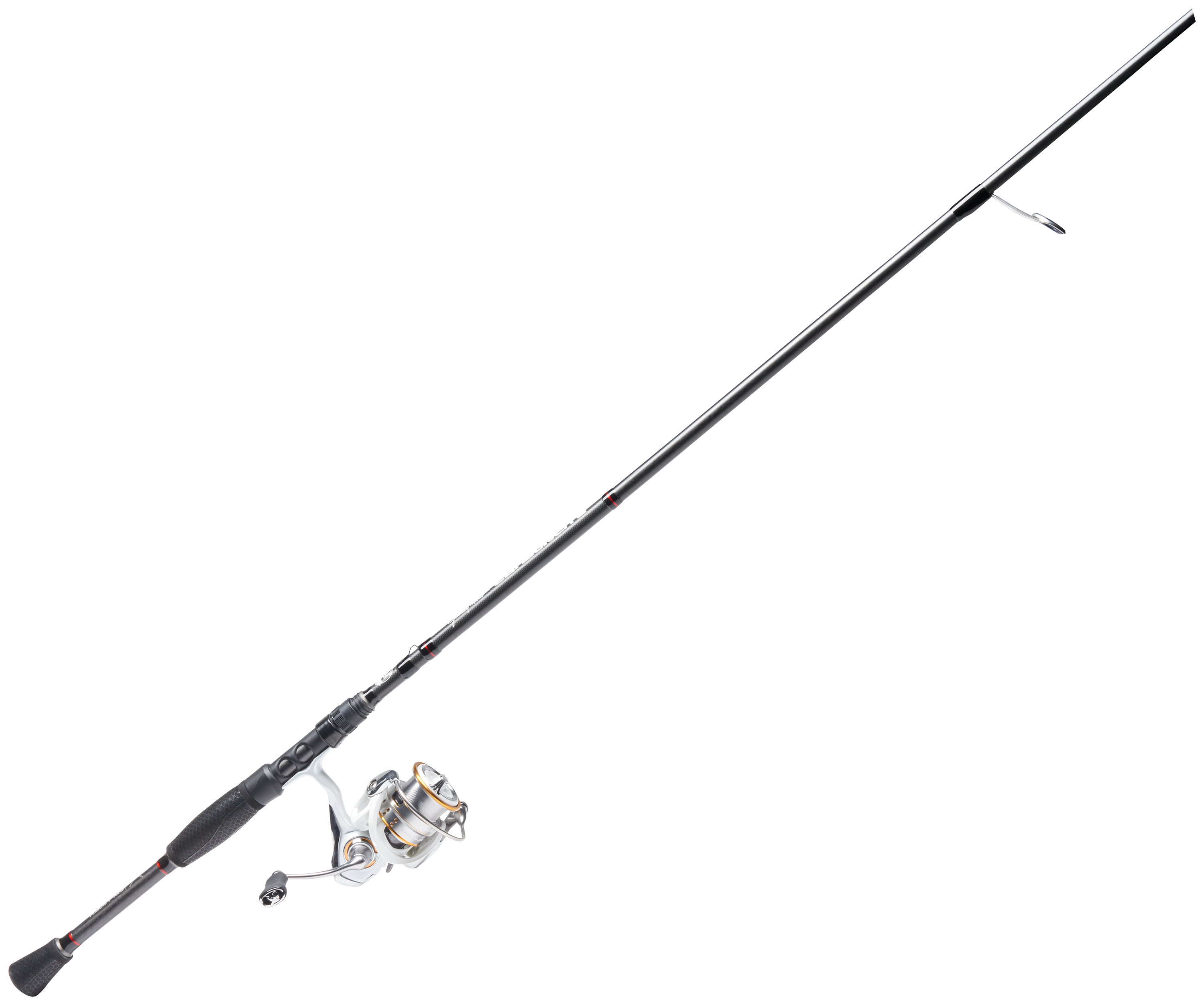 Image of Bass Pro Shops Johnny Morris Carbonlite Technique Spinning Combo - 1000 - 7'3″ - Medium Light - Forward Facing Minnow