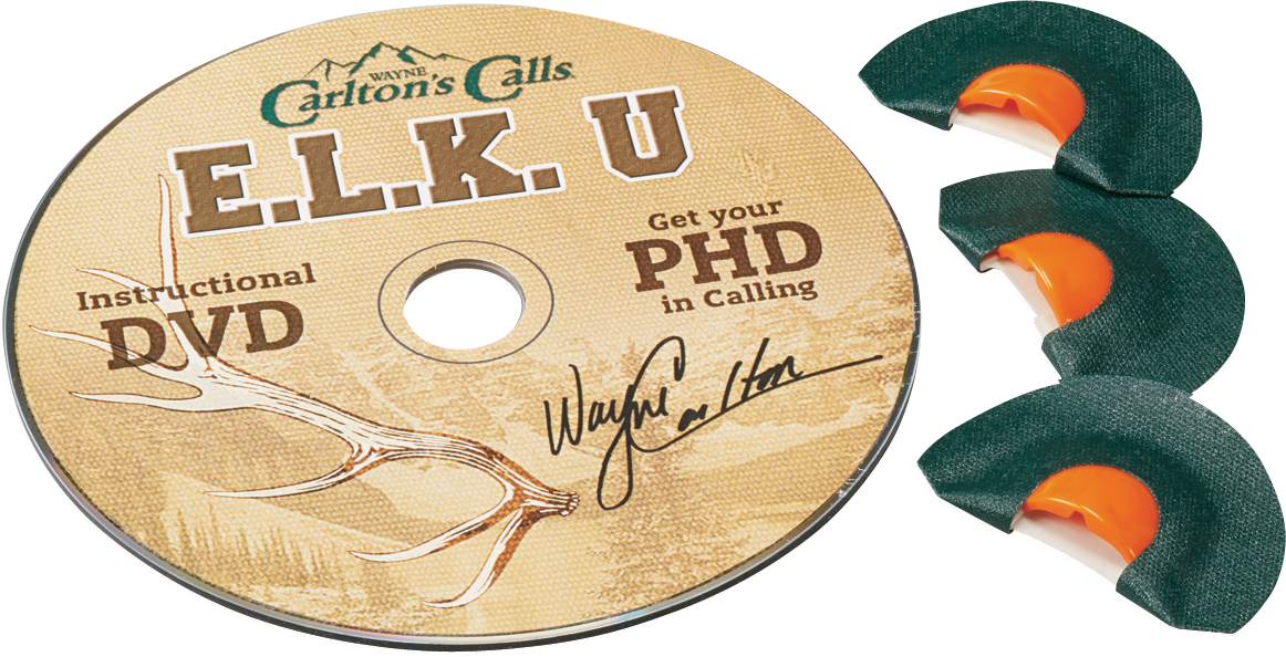 Carlton's E.L.K. University Ph.D. Diaphragm Calls 3-Pack - Hunter's Specialties