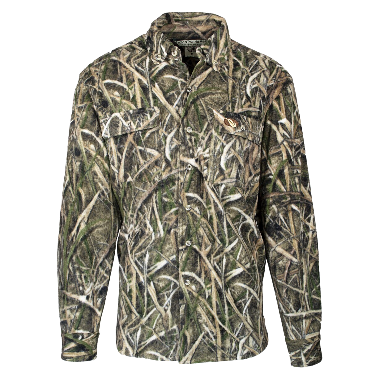 Image of MPW Early Bird 7-Button Fleece Shirt - Mossy Oak Blades Habitat - M